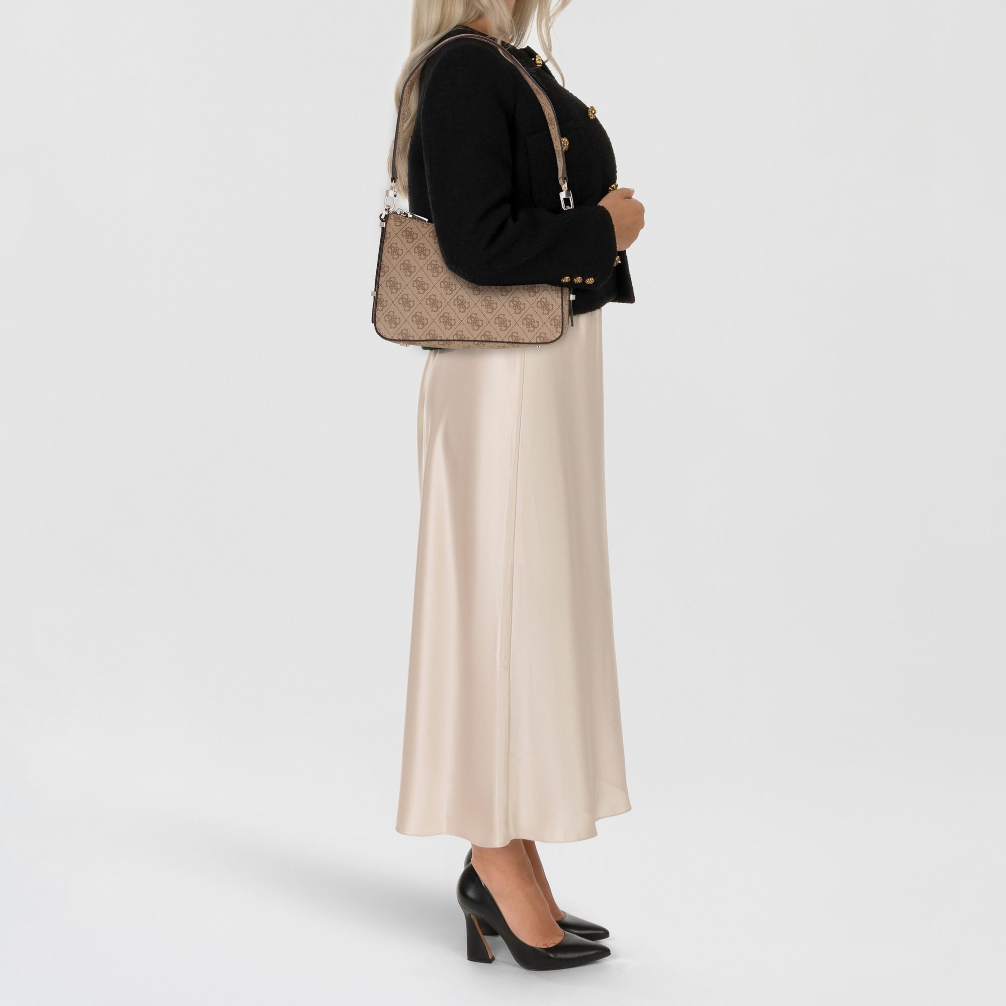 Guess Schultertasche Eco Erica, Polyurethan günstig online kaufen