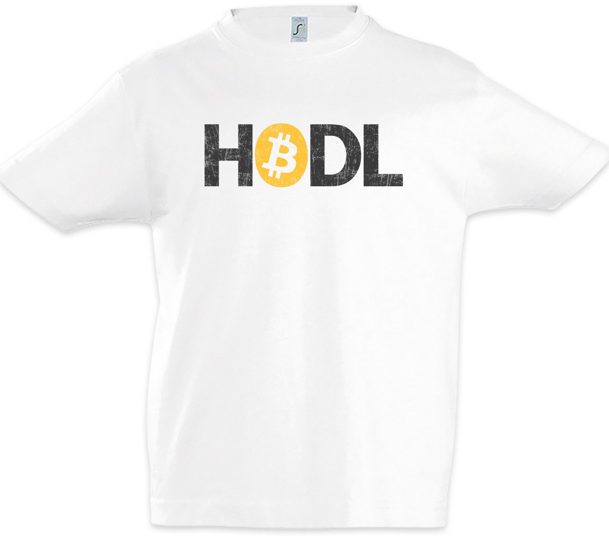 Print-Shirt Hodl I Kinder T-Shirt Crypto Bitcoin Currencies Kryptowährung Krypto