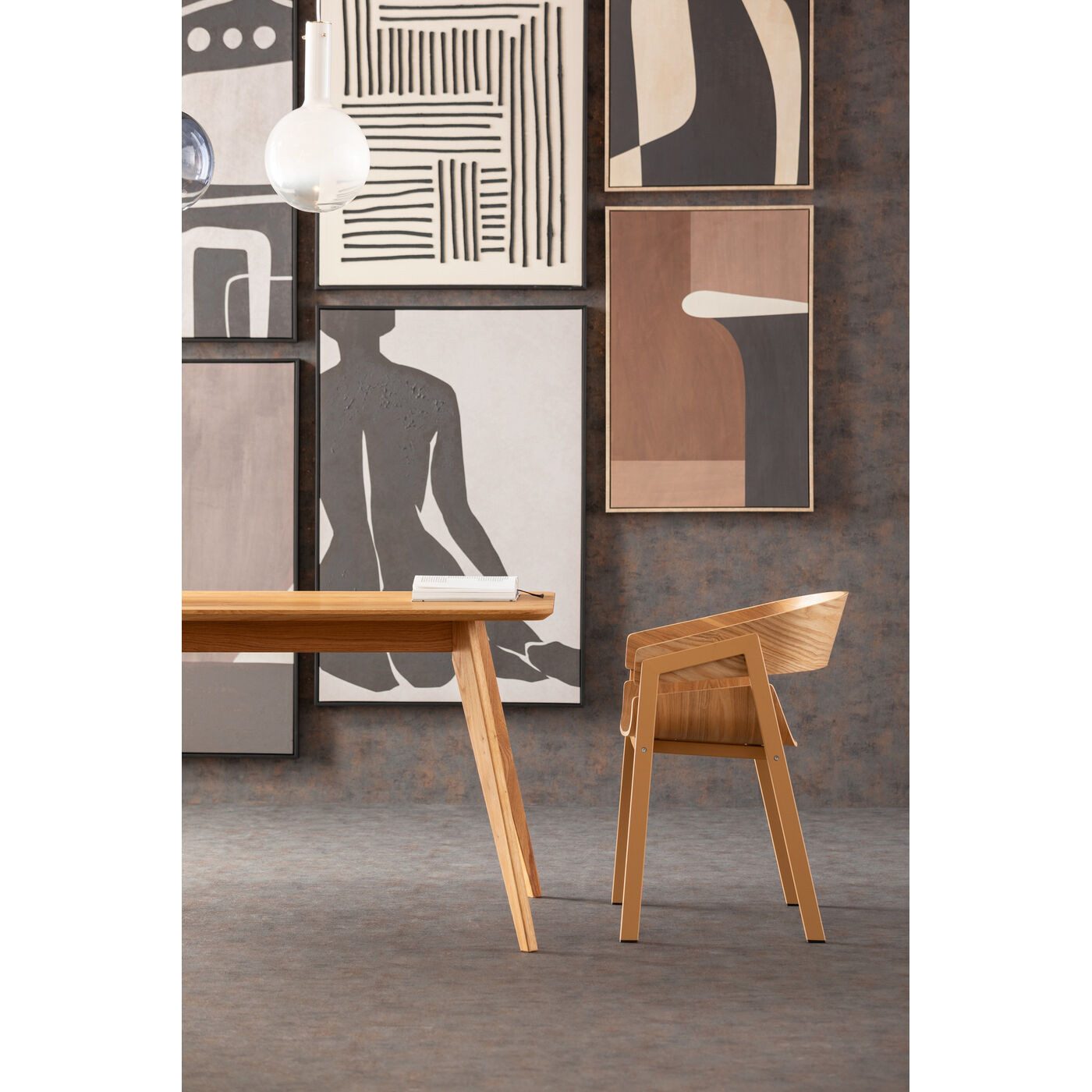 Kare Design Esstisch Memo, Massivholz, 140x90 cm