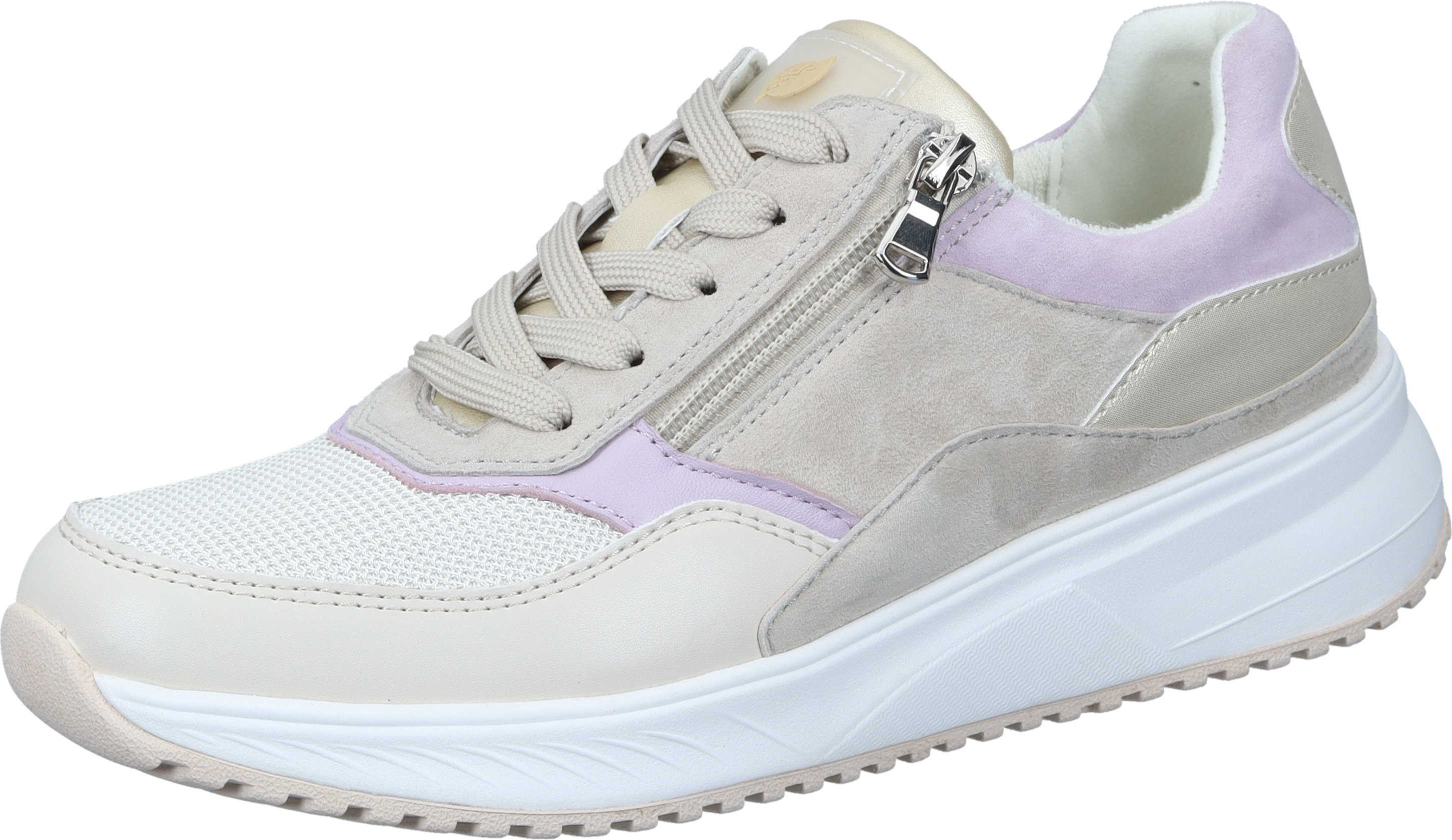 Waldläufer Schnürer Schnürschuh aus Velours/Mesh günstig online kaufen
