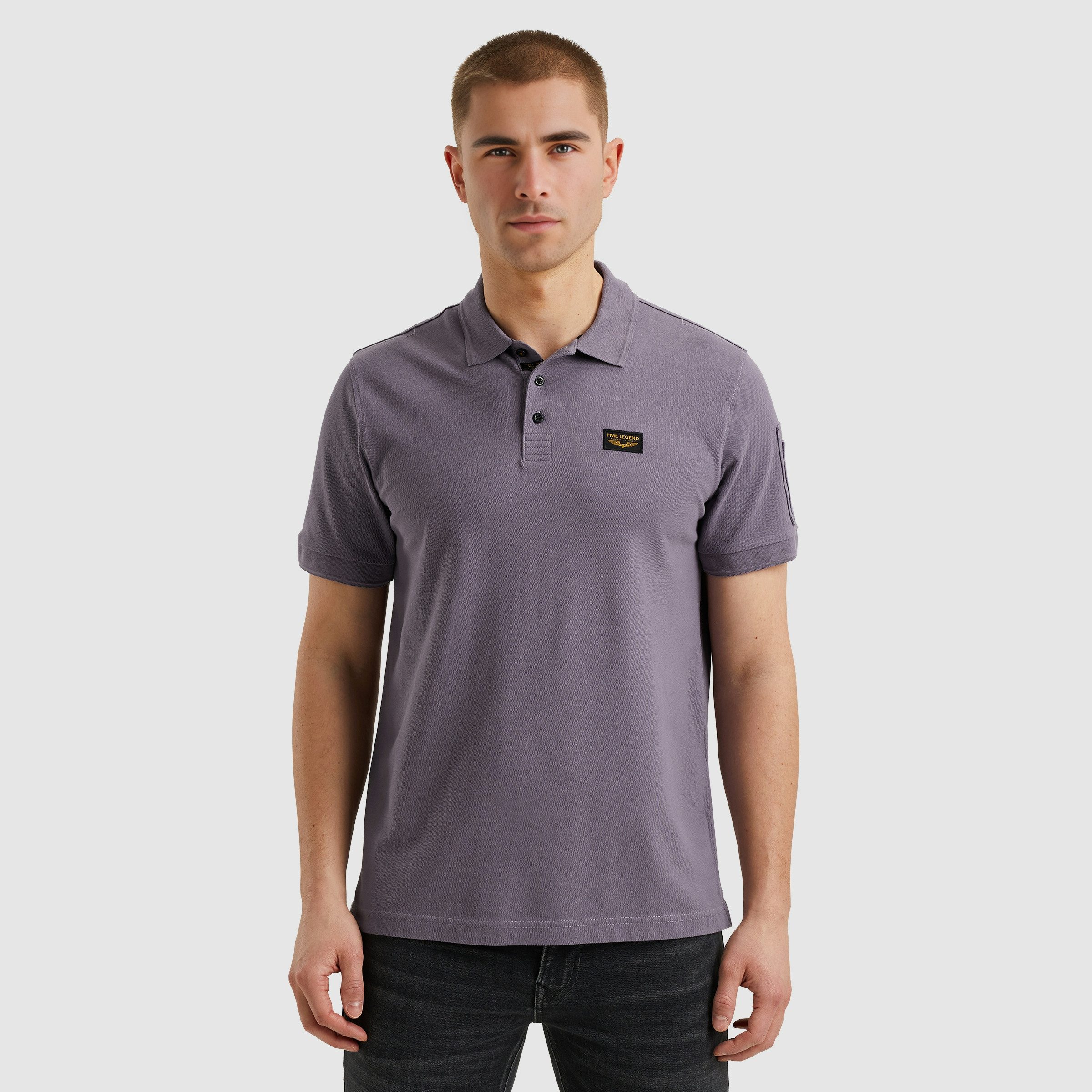 PME LEGEND Poloshirt mit Logostickerei