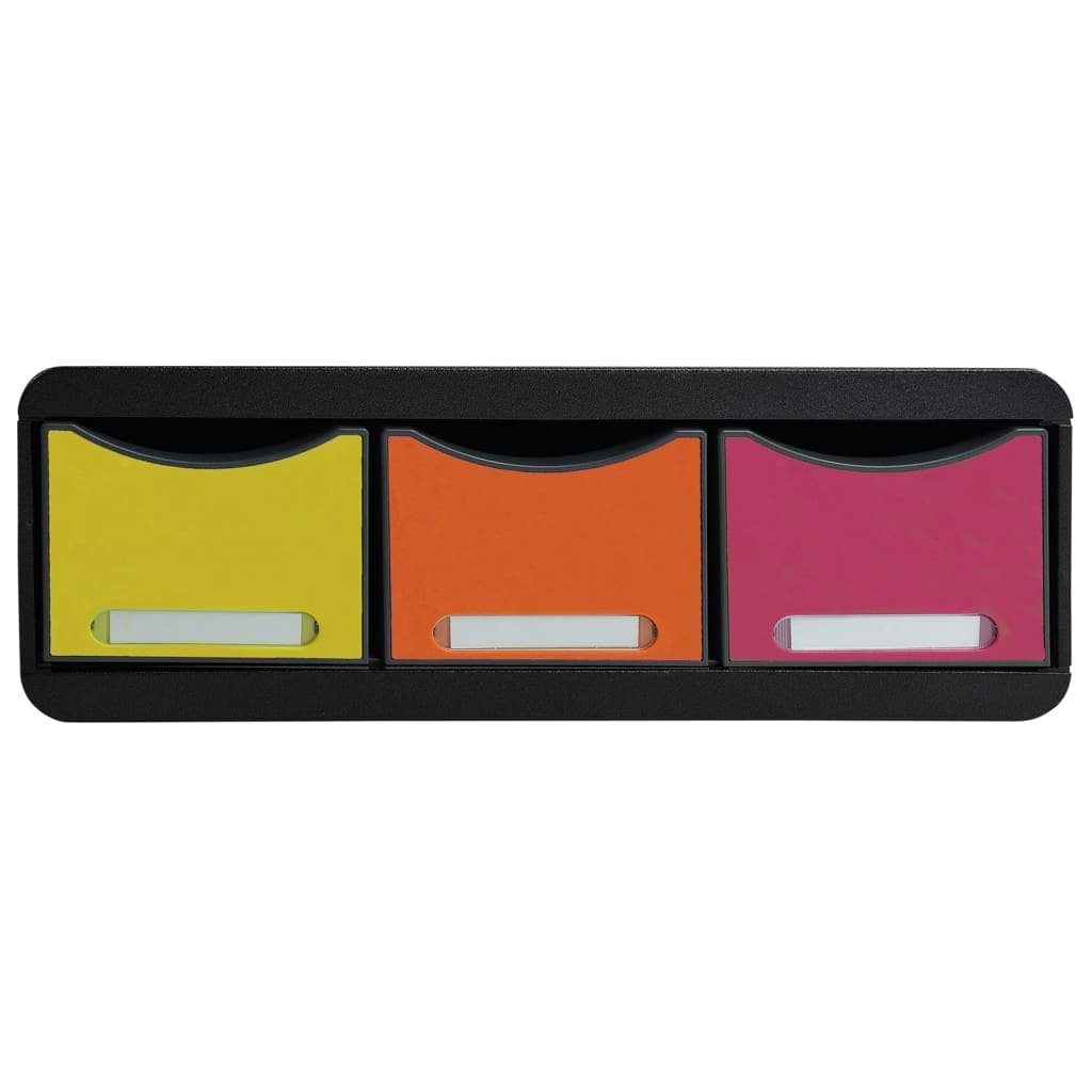 Schubladenbox Schubladenbox Laden mit Harlequin 3 EXACOMPTA Toolbox Mehrfarbig Maxi