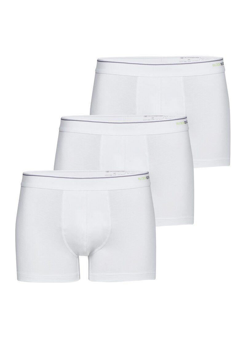 Boxer Herren Boxershorts 3er-Pack Weiche Baumwolle - Weiß