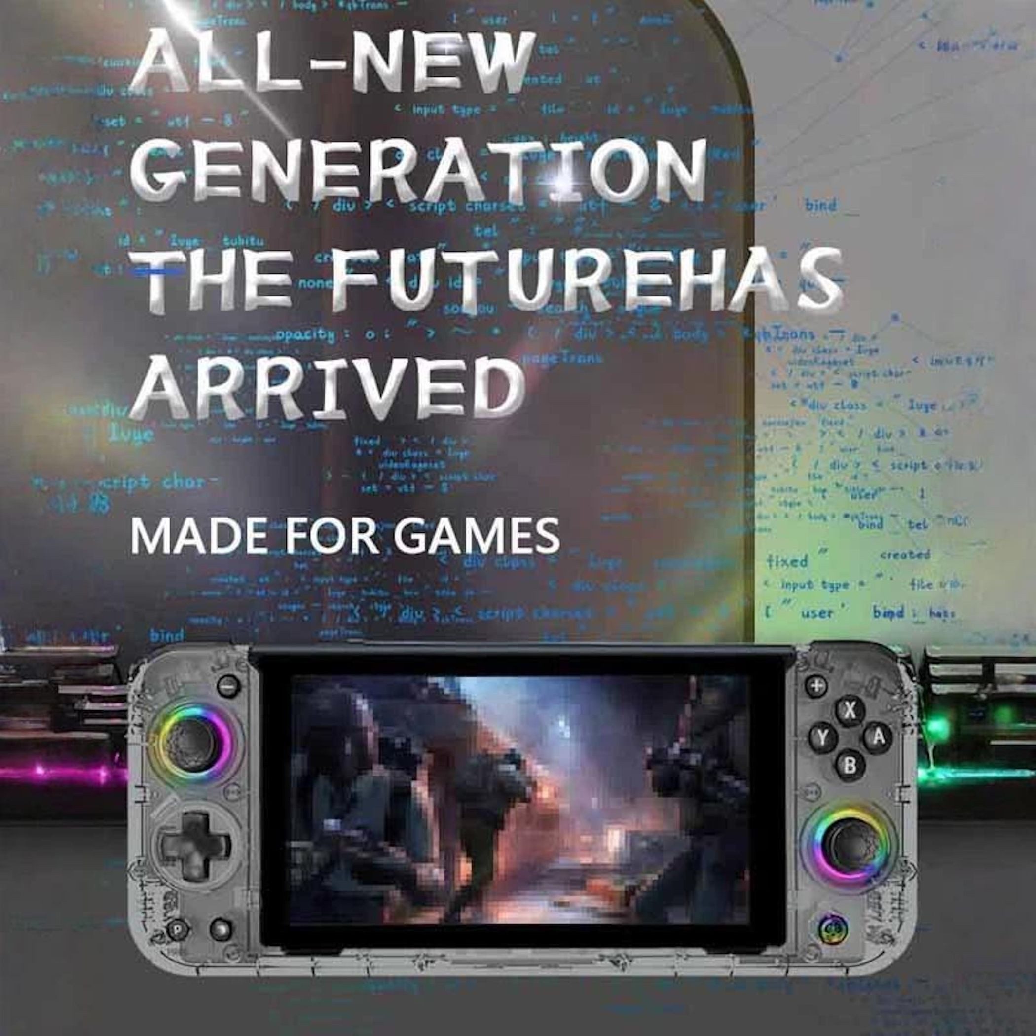 Wigento Handyhülle Wireless Controller Switch Split Joypad Hall Effekt RGB Schwarz Grau, Hall Effekt Joysticks, RGB, 6-Achsen Sensor