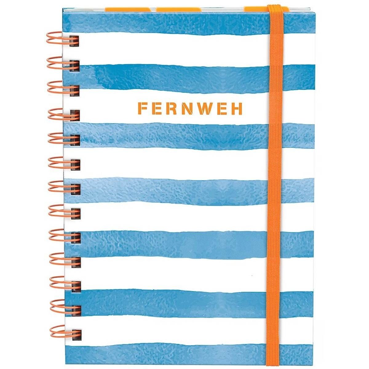 Moses. Verlag Reisetagebuch Fernweh Reisetagebuch für 3 Reisen, Spiralbindung, Einstecktasche