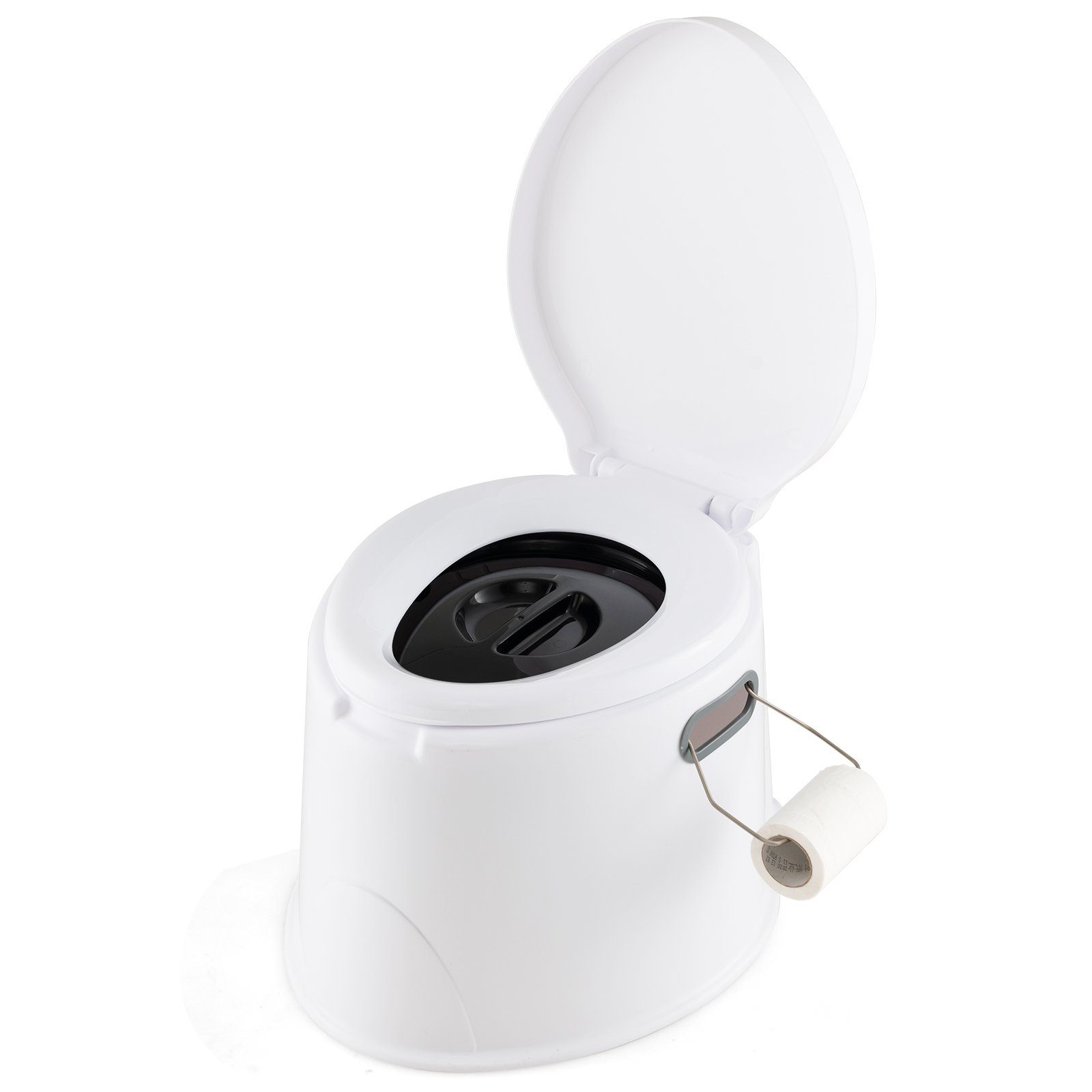 COSTWAY Campingtoilette, mit tragegriff und Toilettenpapierhalter, günstig online kaufen