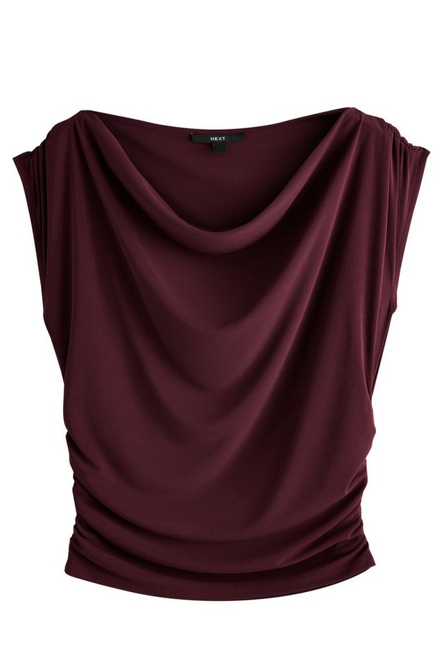 Next Shirttop Ärmelloses, drapiertes Oberteil (1-tlg)