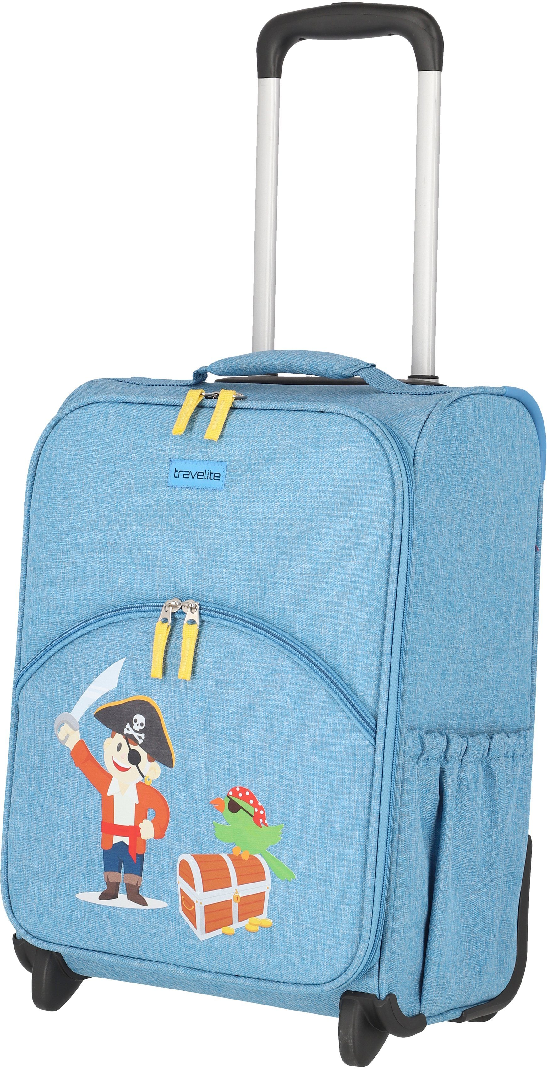 Youngster, 2 44 cm, Kinderkoffer travelite Pirat, Rollen