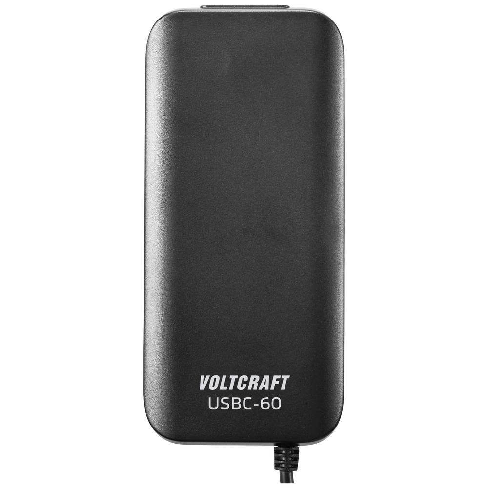 VOLTCRAFT 60 W USB-Ladegerät mit USB-C® Power Delivery VC-14421095 Notebook-Netzteil (USB Power Delivery (USB-PD)