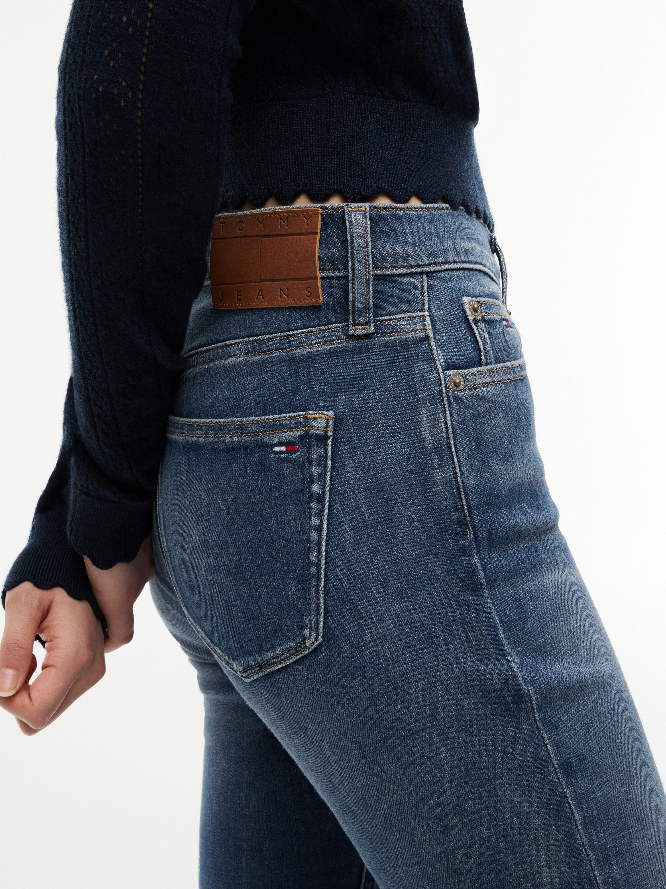 Tommy Jeans Skinny-fit-Jeans NORA MR SKNY Baumwollmischung, skinny fit