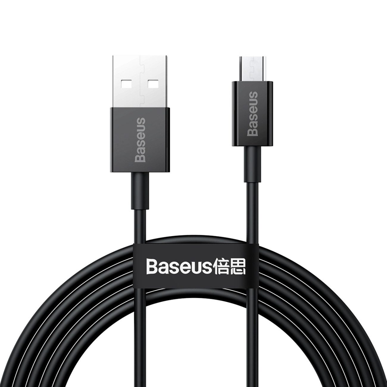 Baseus Superior USB-Kabel, Micro-USB (200 cm), USB-A/Micro-USB Kabel 2m, 2A, schnelles Laden & Datentransfer
