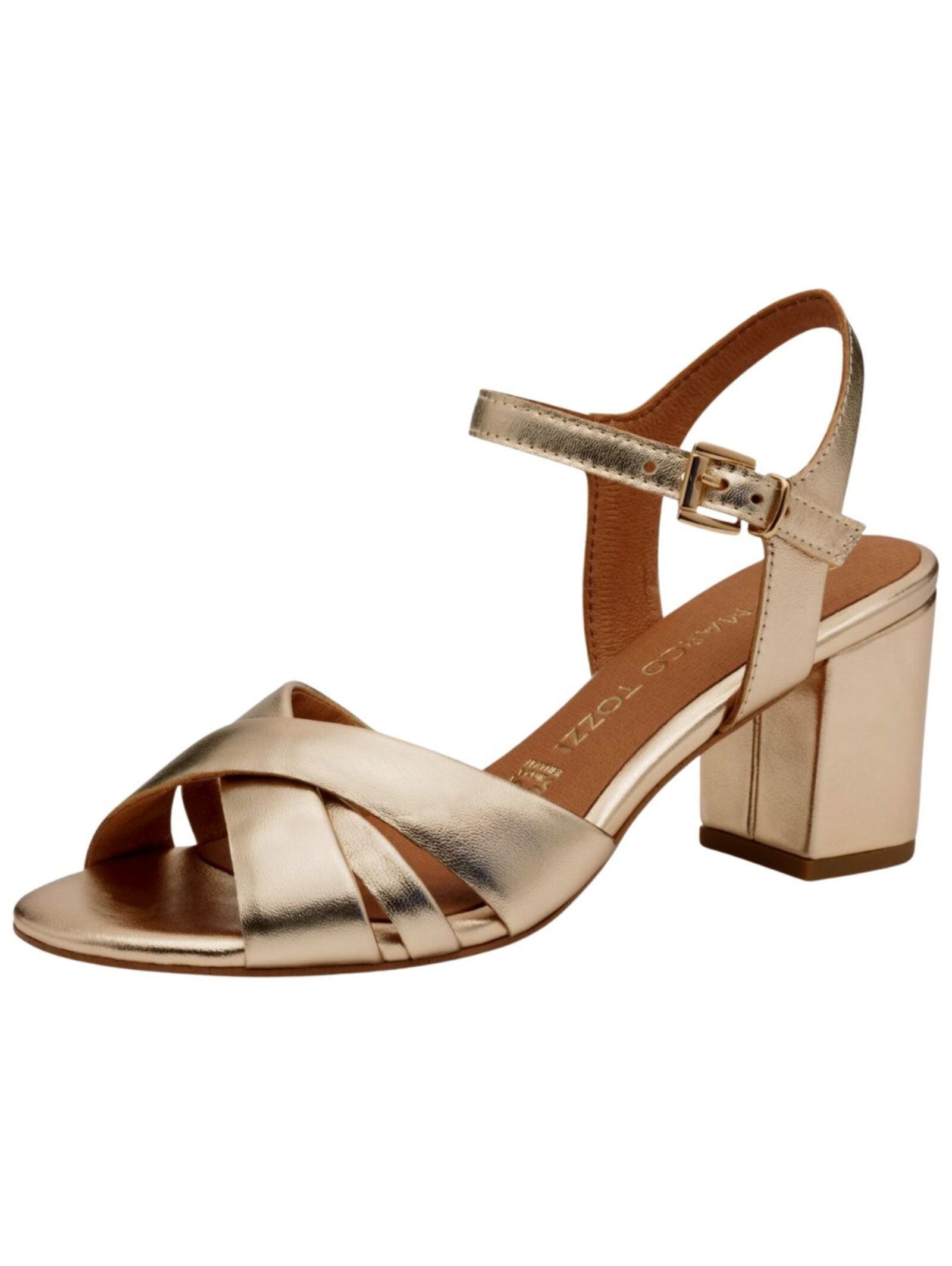 MARCO TOZZI Sandalen Leder High-Heel-Sandalette günstig online kaufen