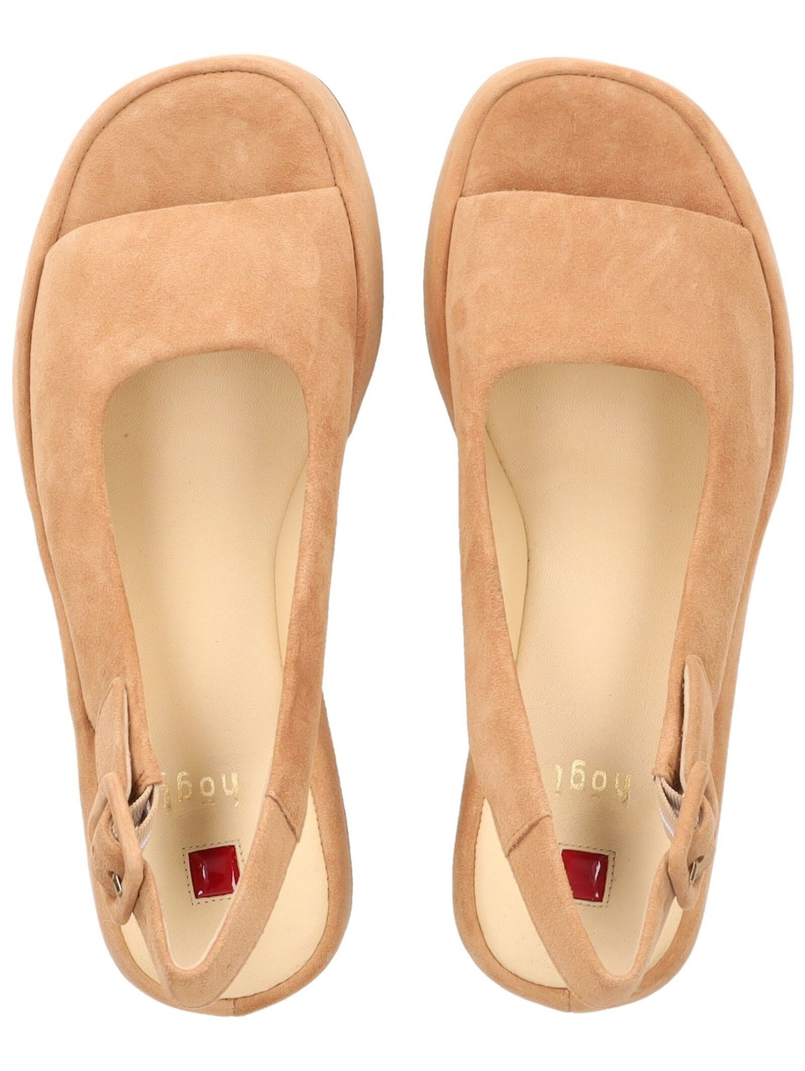 Högl Sandalen Veloursleder . Keilsandalette
