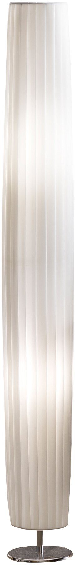 SalesFever Stehlampe Oliver, ohne Leuchtmittel, Plissee Lampenschirm, verch günstig online kaufen