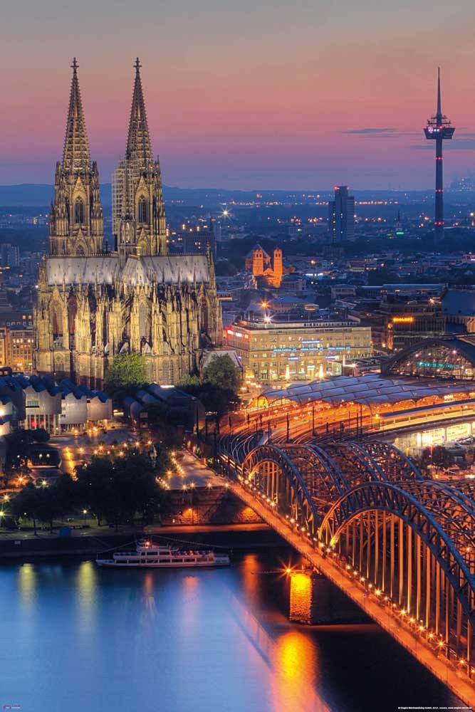 Poster Deutsche Städte - Poster - günstig online kaufen