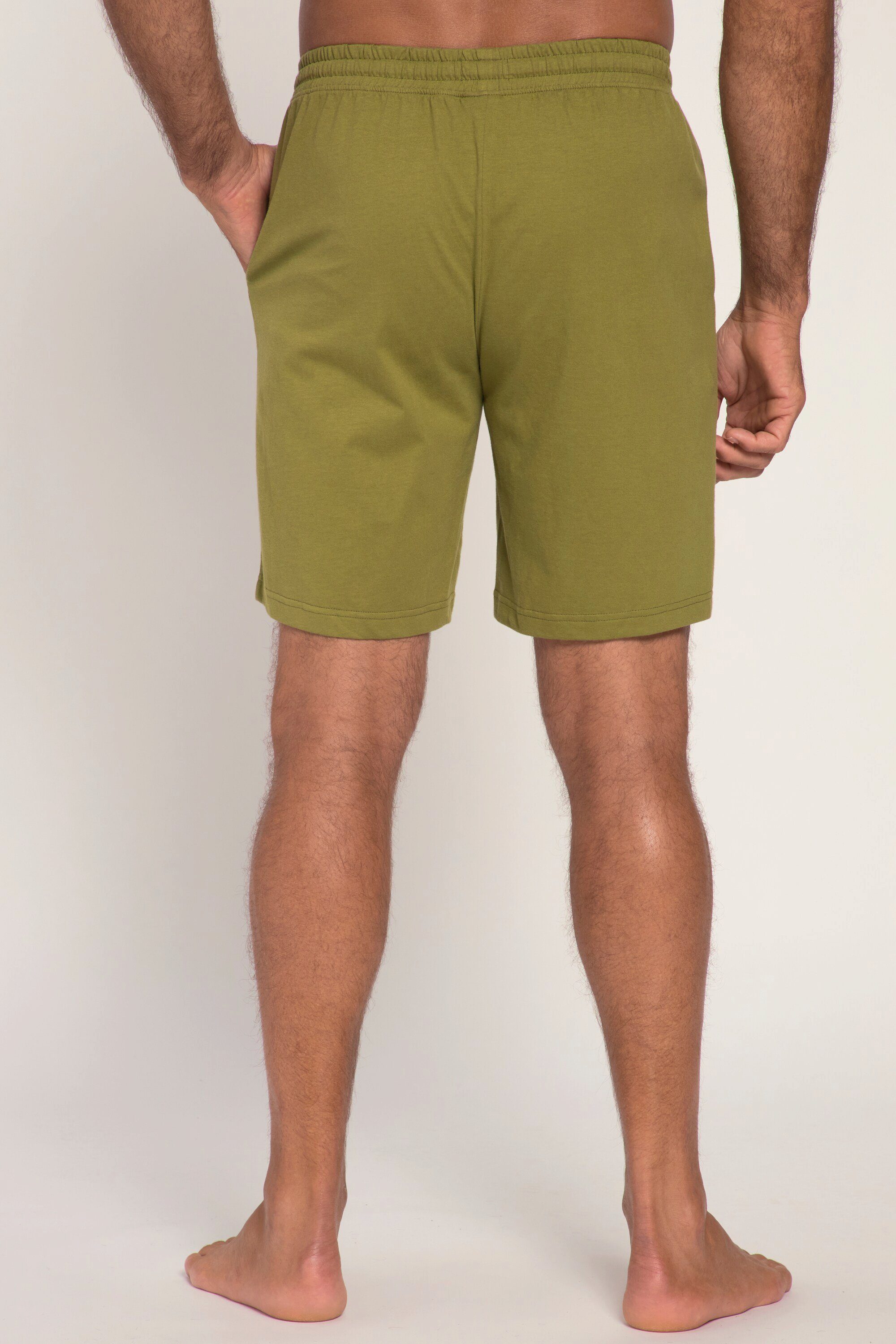 Elastikbund Schlafanzug olive Schlafanzug Homewear JP1880 Hose Shorts