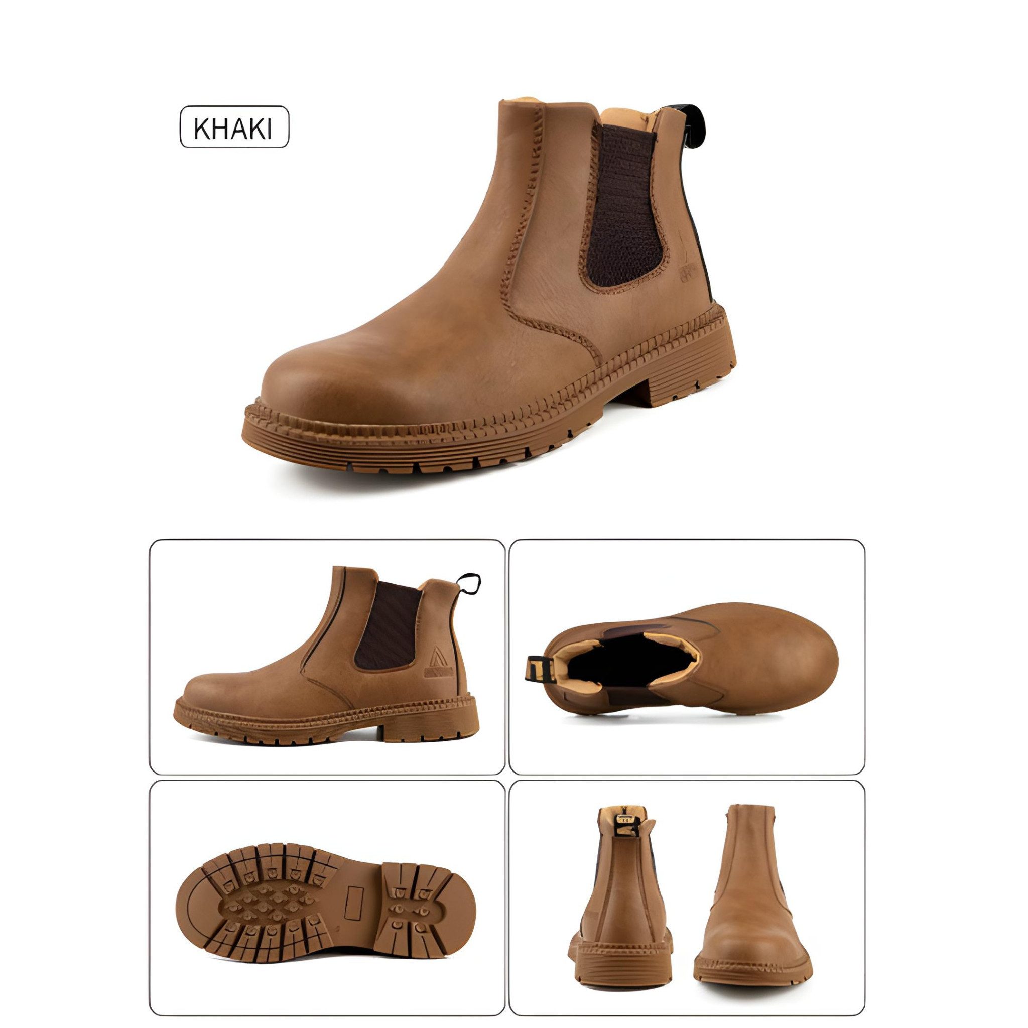 ARMORAX Leichte Sicherheitsschuhe mit Stahlkappe & Durchtrittschutz Sicherheitsstiefel Öl- & wasserabweisend, atmungsaktiv & flexibel