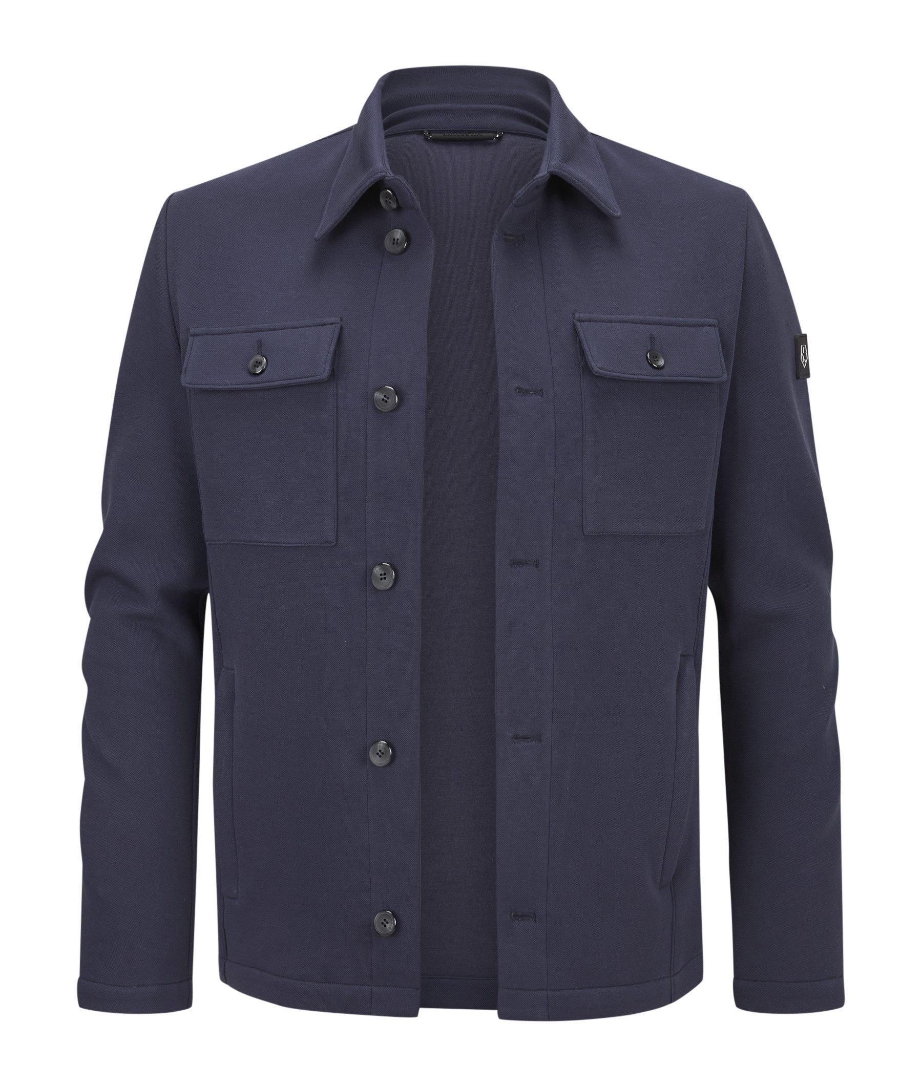 Milestone Hemdjacke MSOhio Overshirt mit leicht tailliertem Schnitt High comfort Oberstoff