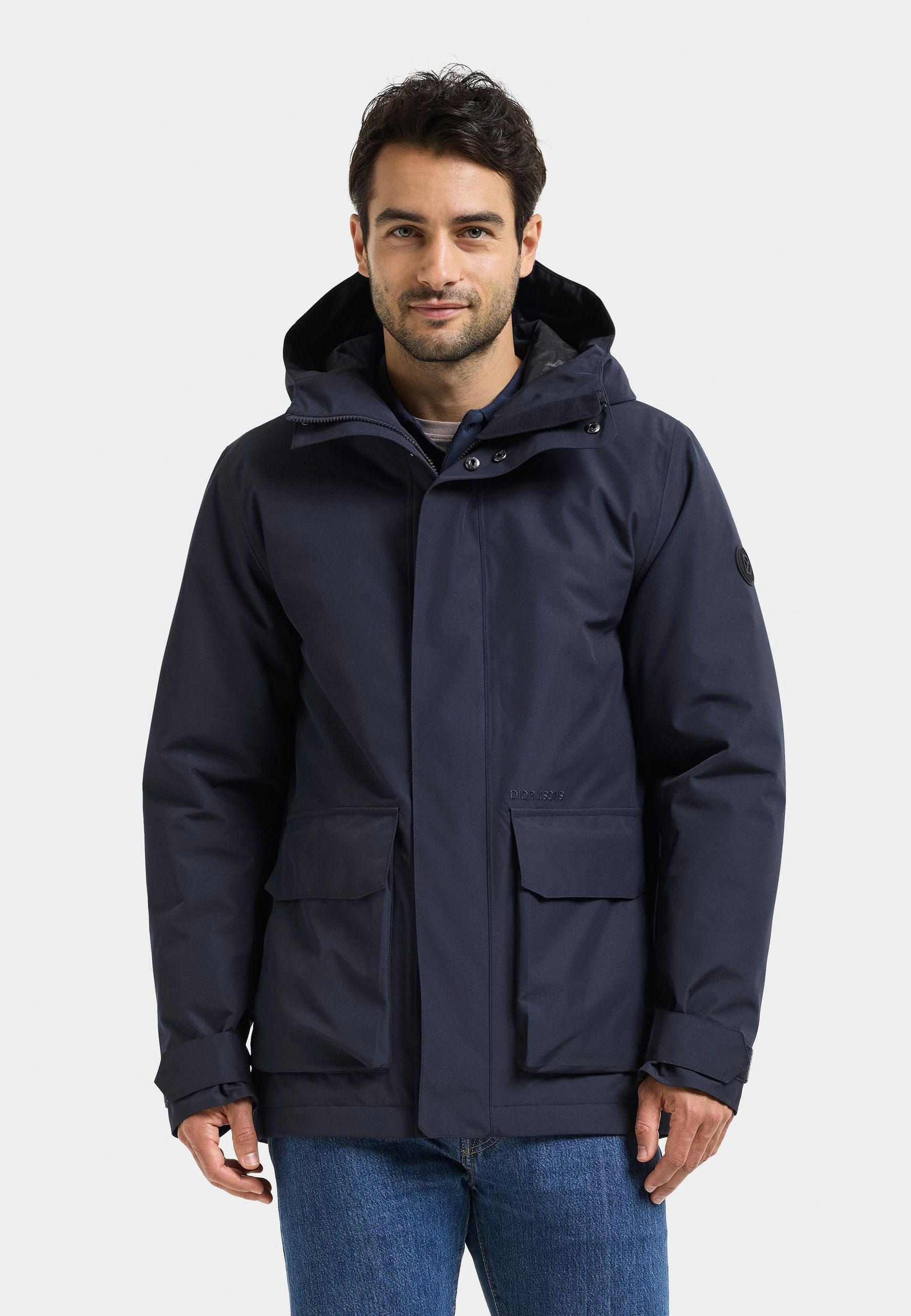Didriksons Winterjacke Herren Winterparka Wasserdicht LIAM mit Kapuze mit Taschen