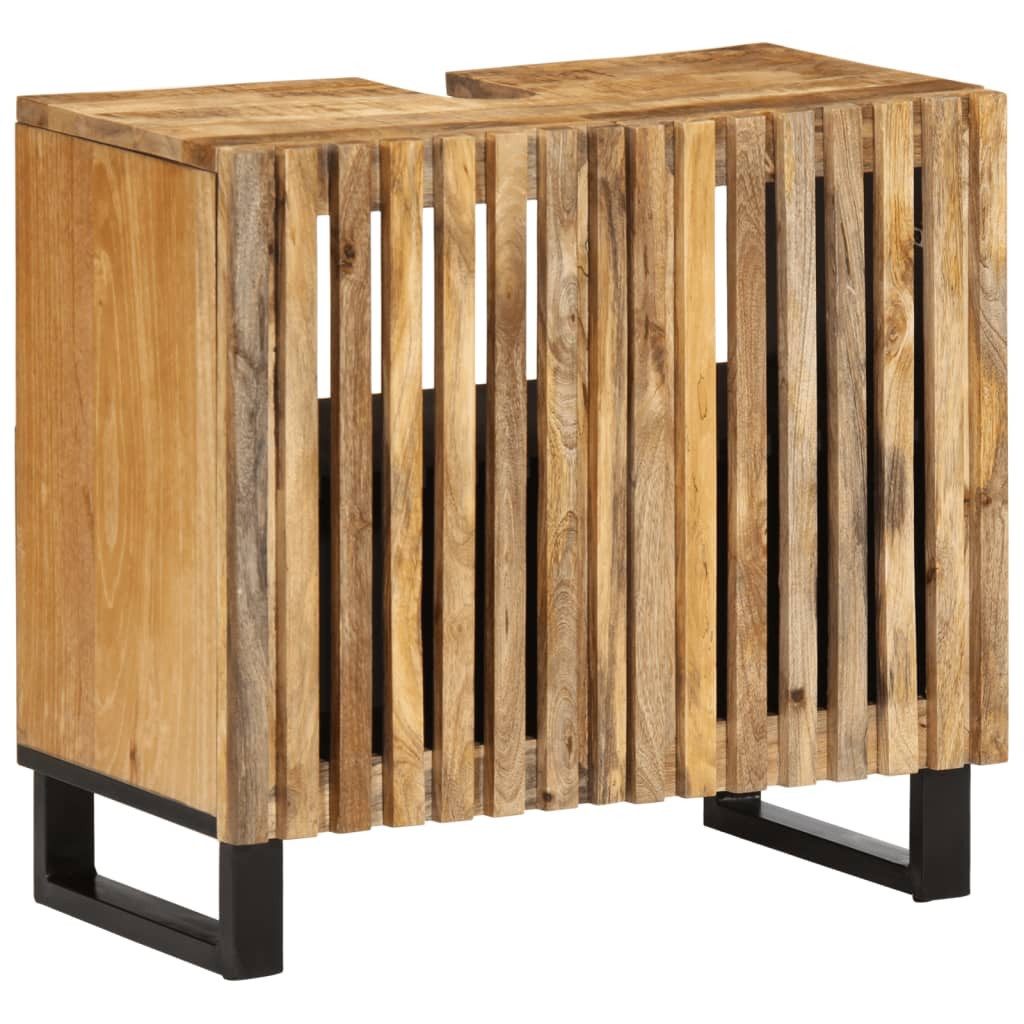 vidaXL Badezimmer-Set Waschbeckenunterschrank 62x34x58 cm Raues günstig online kaufen
