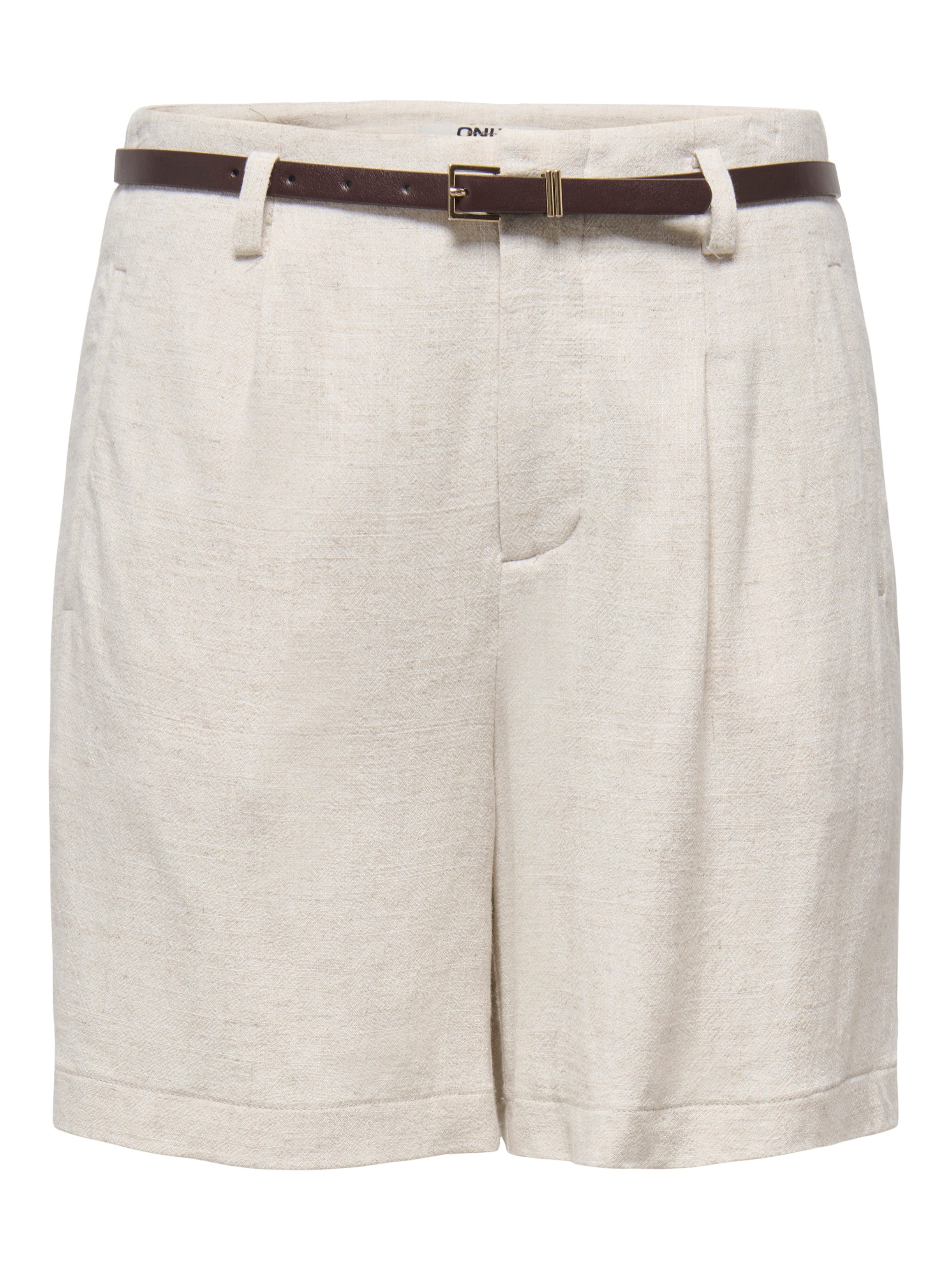Chinoshorts ONLSIESTA HW BELT LIN BL SHORTS PNT NOOS