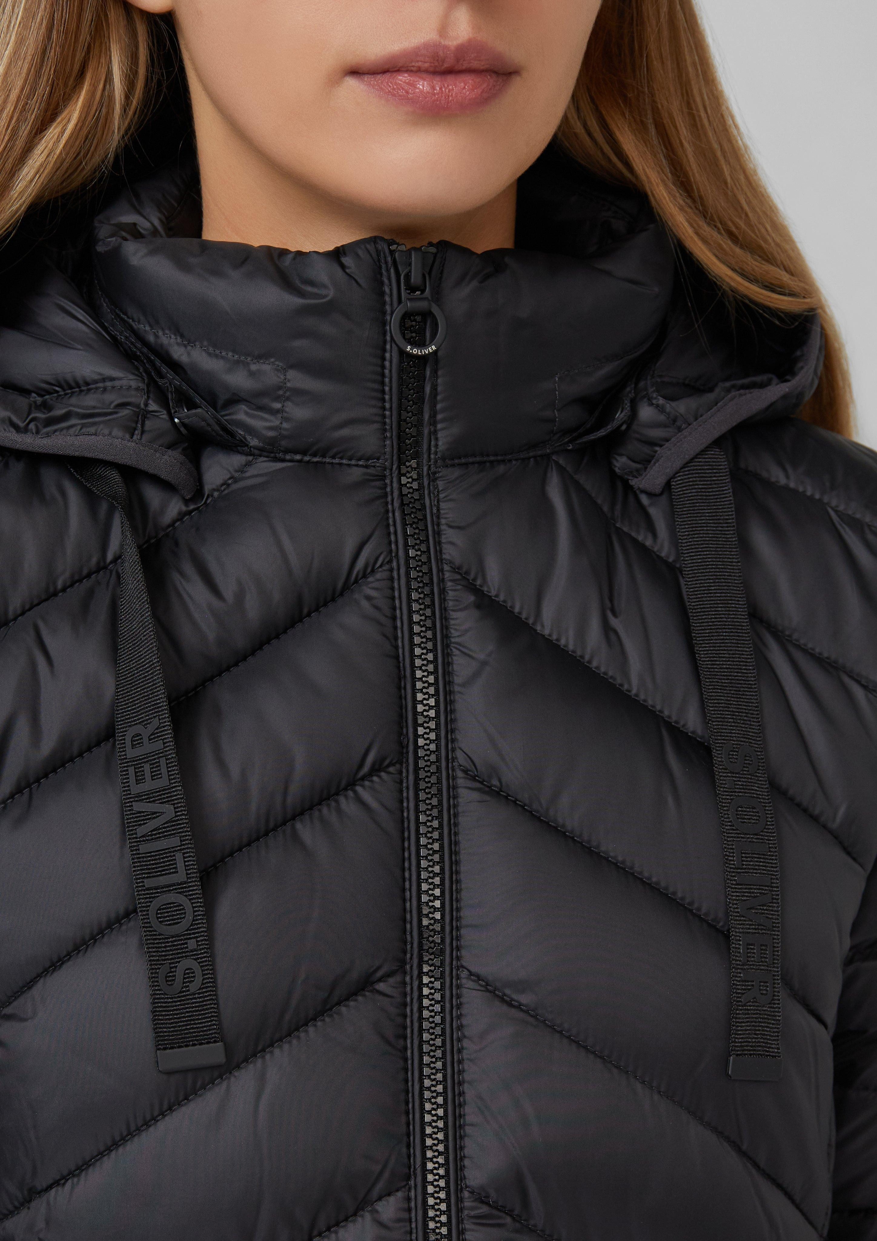 s.Oliver Funktionsjacke Steppjacke mit abnehmbarer Kapuze günstig online kaufen