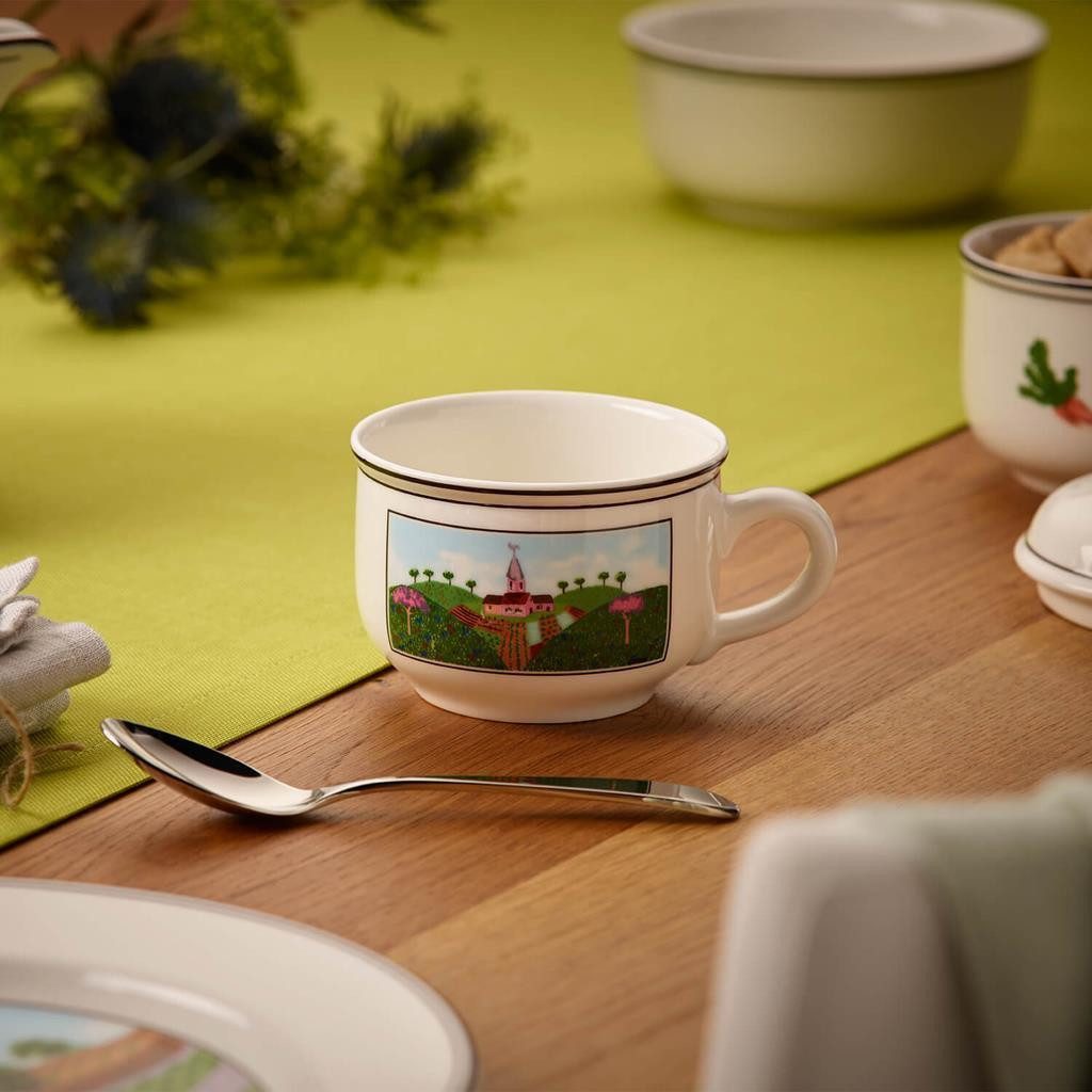 Villeroy & Boch Tasse Design Naif Teetassen 250 ml 6er Set, 6-tlg., Porzellan