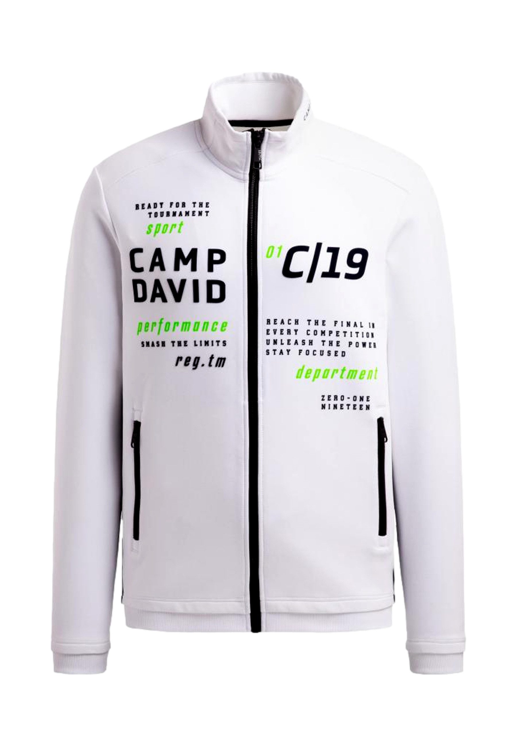 CAMP DAVID Sweatjacke Jacke Game.Set.Match Sweatjacke (1-tlg)