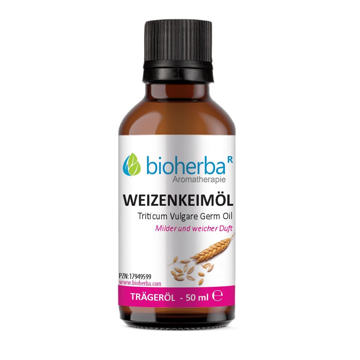 BIOHERBA R Pflege-Set Weizenkeimöl Reines Weizenkeim-Trägeröl 50 ml