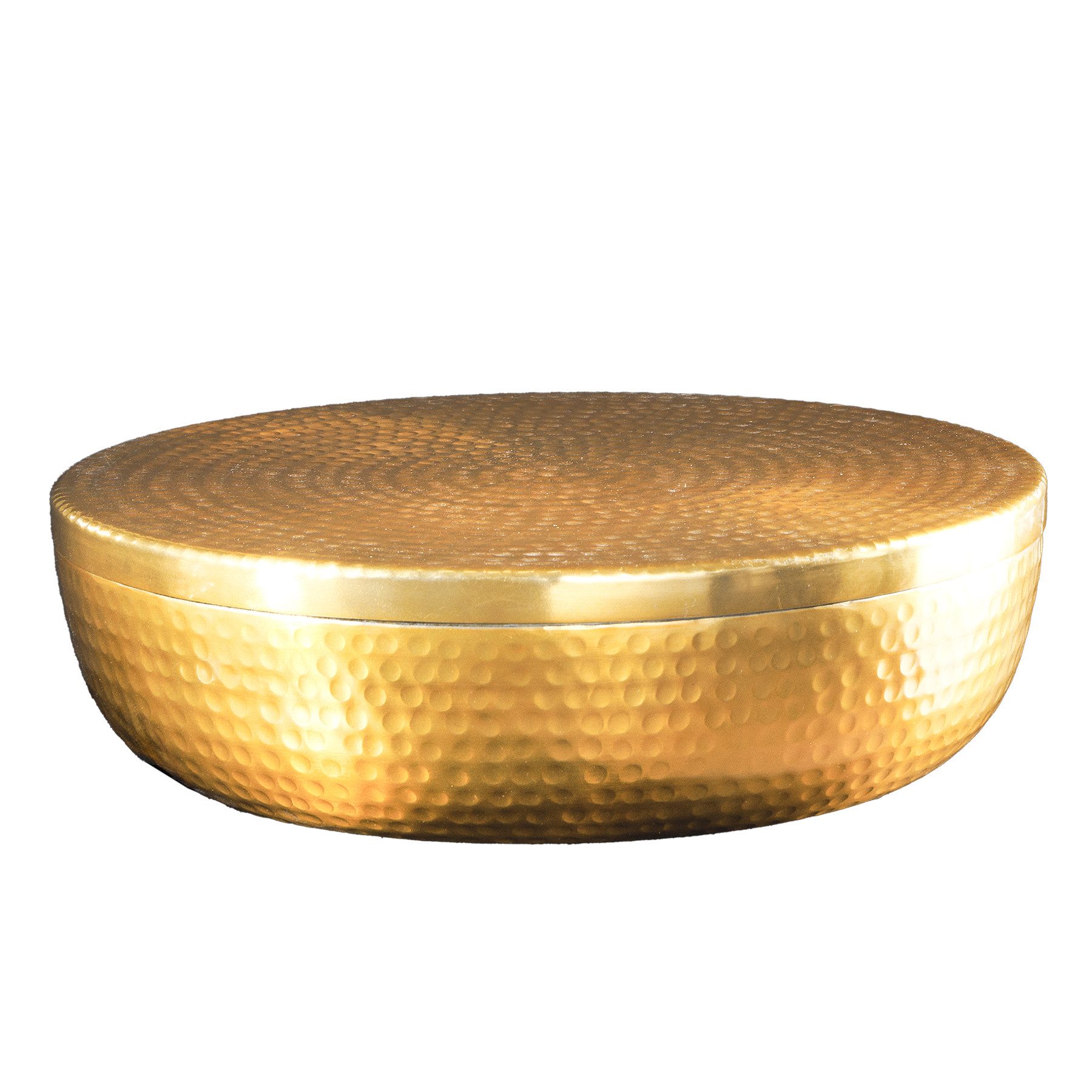 riess-ambiente Dekoschale ORIENT Ø40cm gold · Schmuck-Dose mit Deckel aus A günstig online kaufen