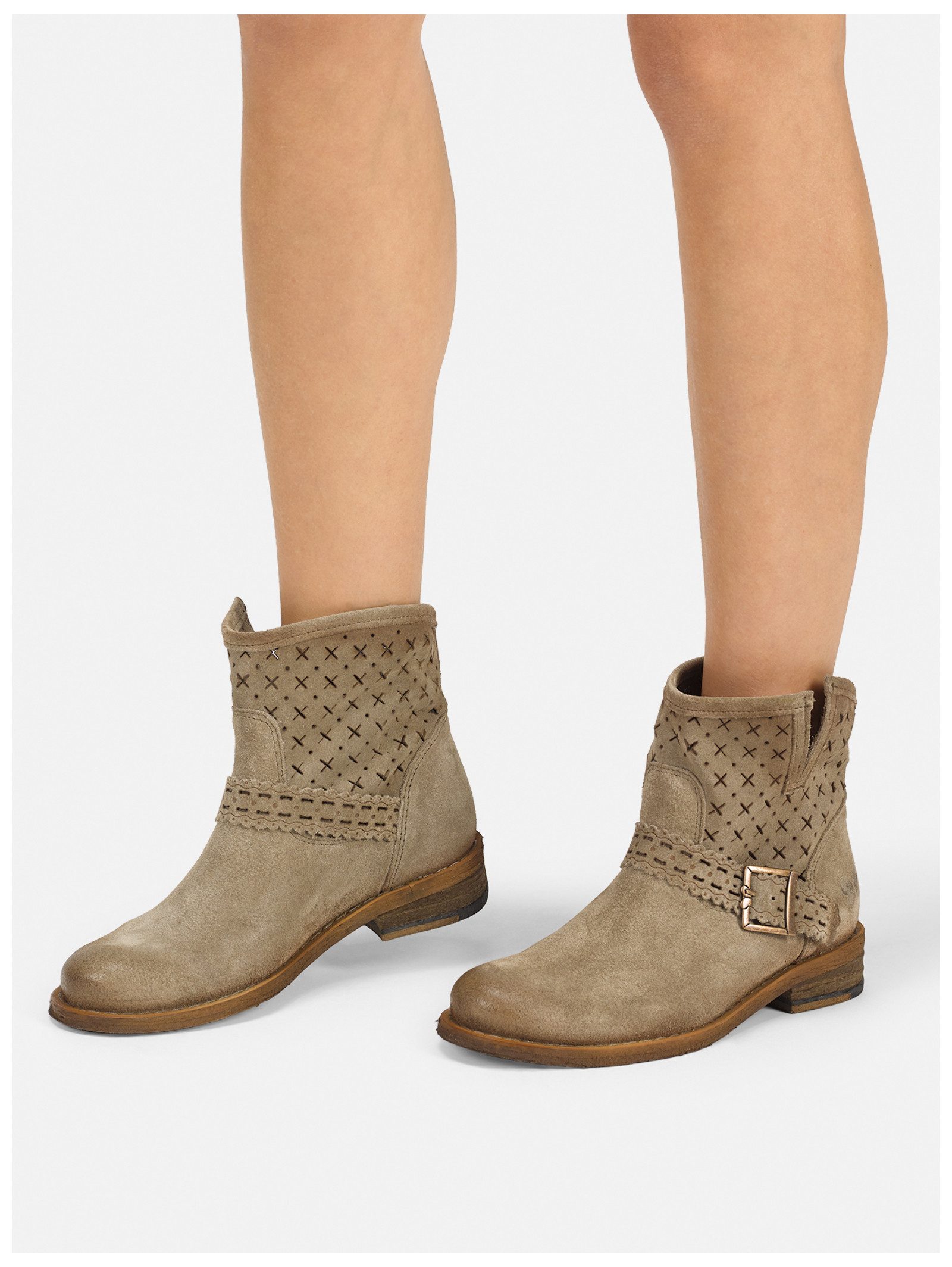 Felmini Stiefelette Leder . Stiefelette