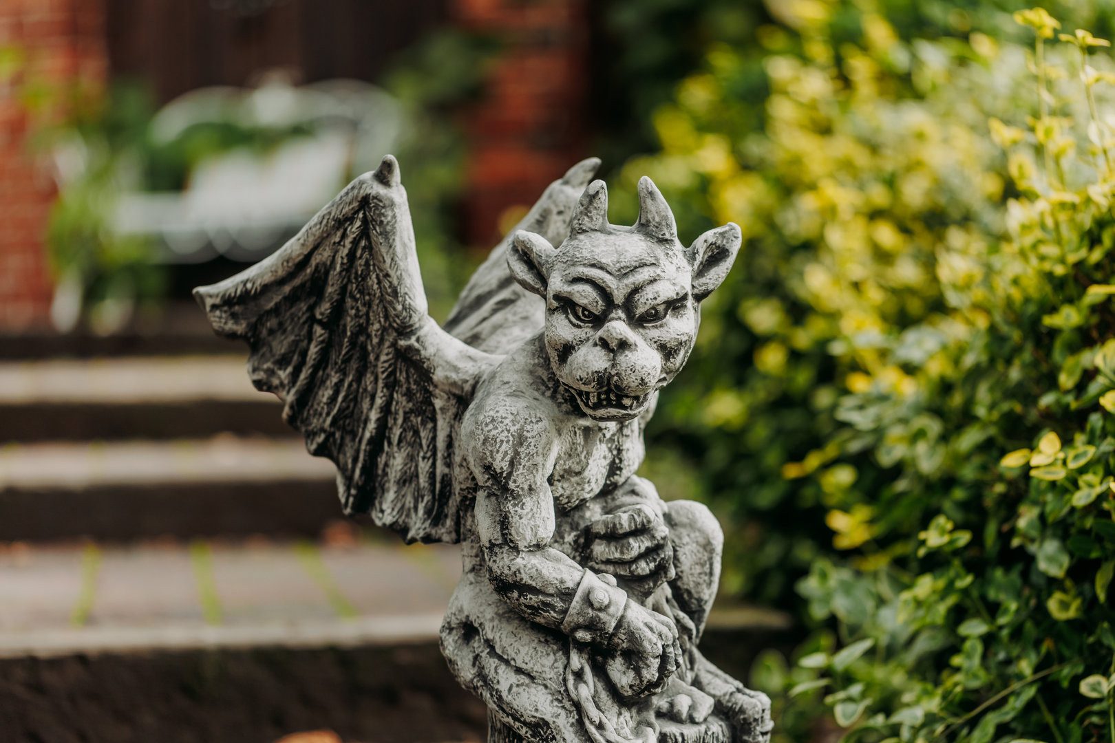 gartendekoparadies.de Gartenfigur Gargoyle der Herrscher, H. günstig online kaufen
