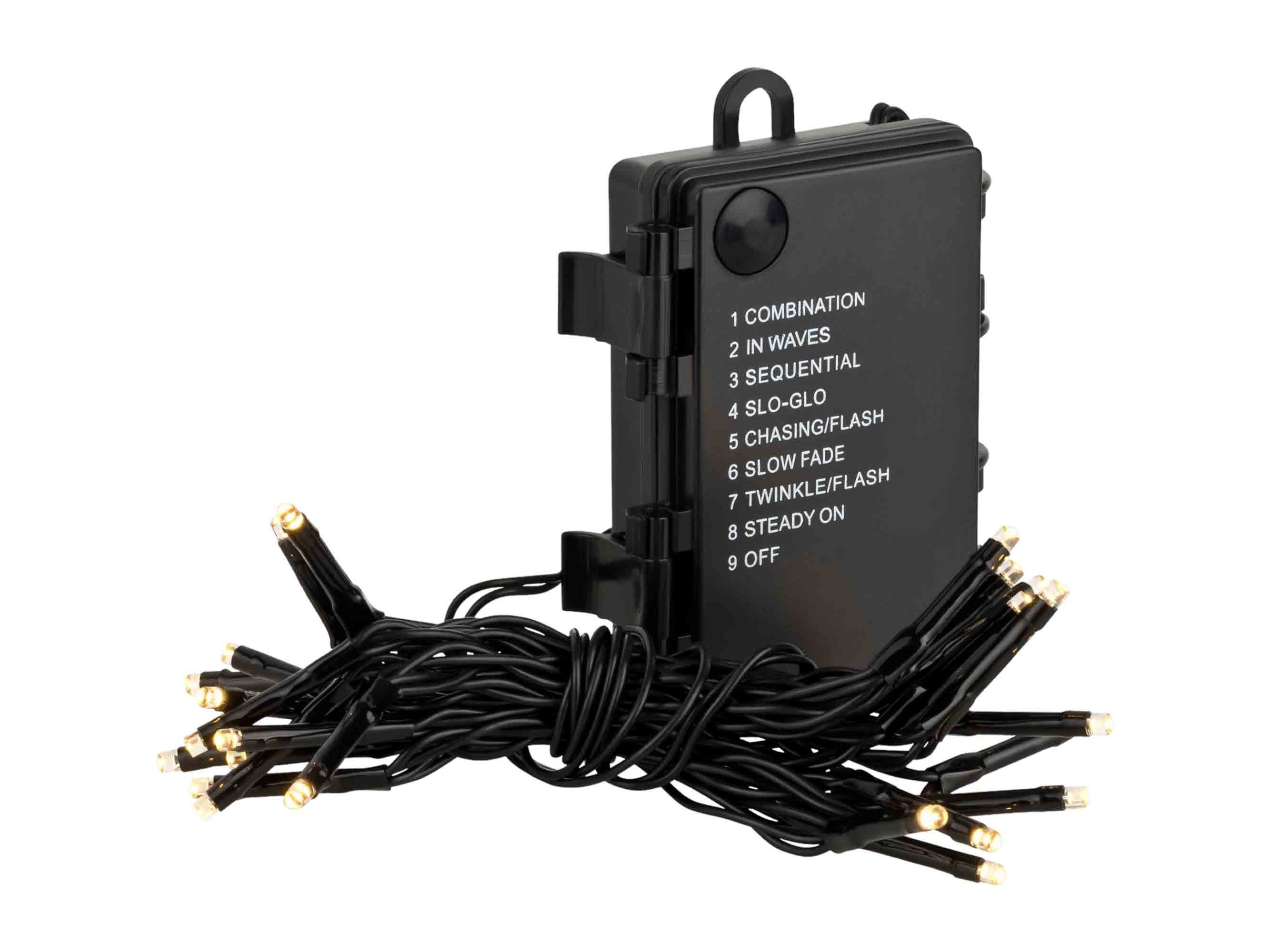 Linder Exclusiv GmbH LED-Lichterkette, Batterie für Außen 3,4 m 8 Funktione günstig online kaufen