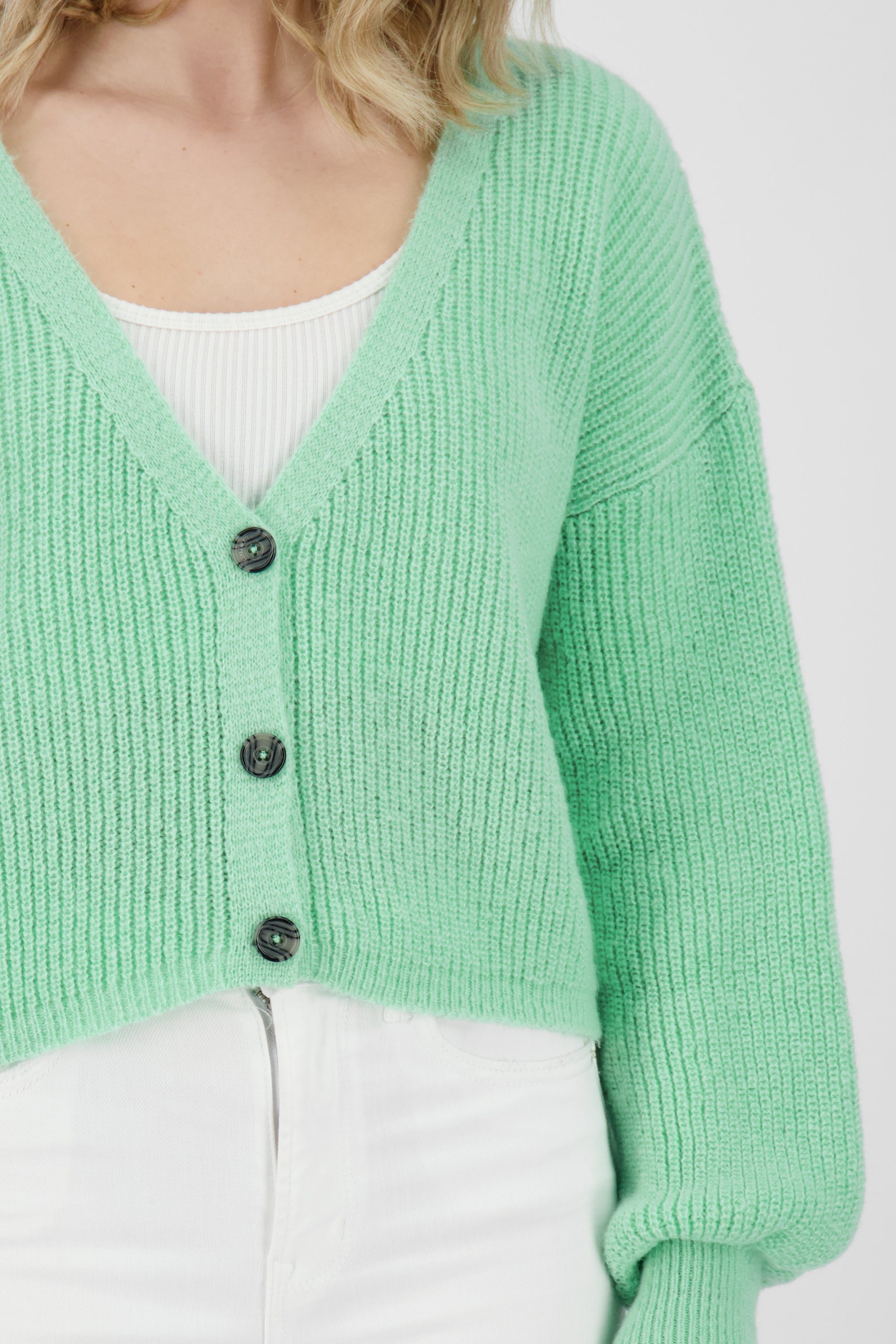 Kickin Strickjacke Knit Cardigan Cardigan & aqua Damen KrissyAK Alife