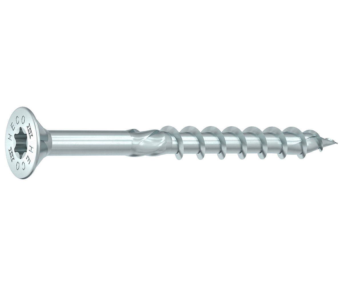 HECO Schrauben Holzbauschraube TOPIX-plus Holzbauschraube, Senkkopf, HD-20, Teilgewinde, (200 St)