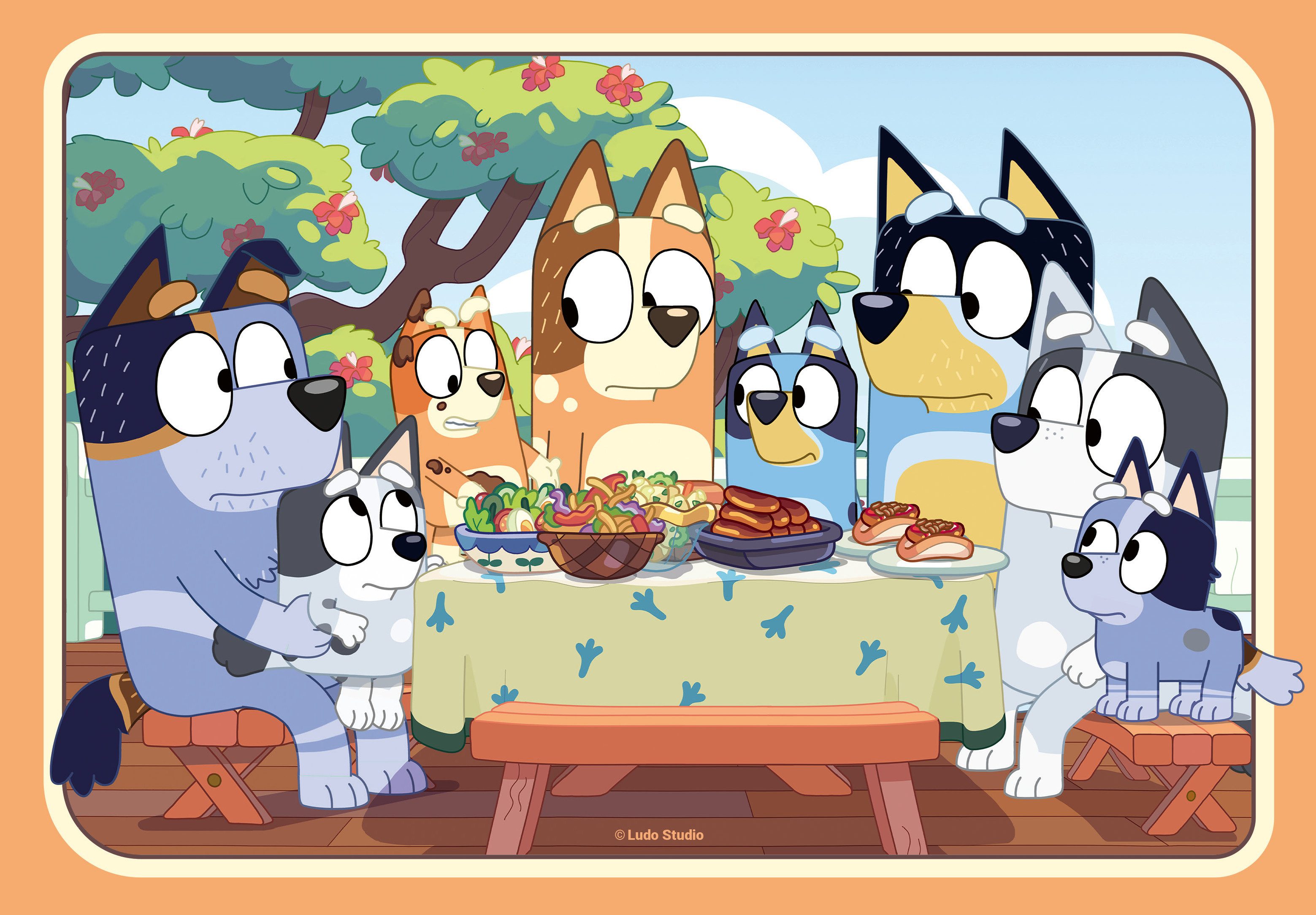 Ravensburger Puzzle Bluey, Auf geht's!, 48 Puzzleteile, Made in Europe günstig online kaufen