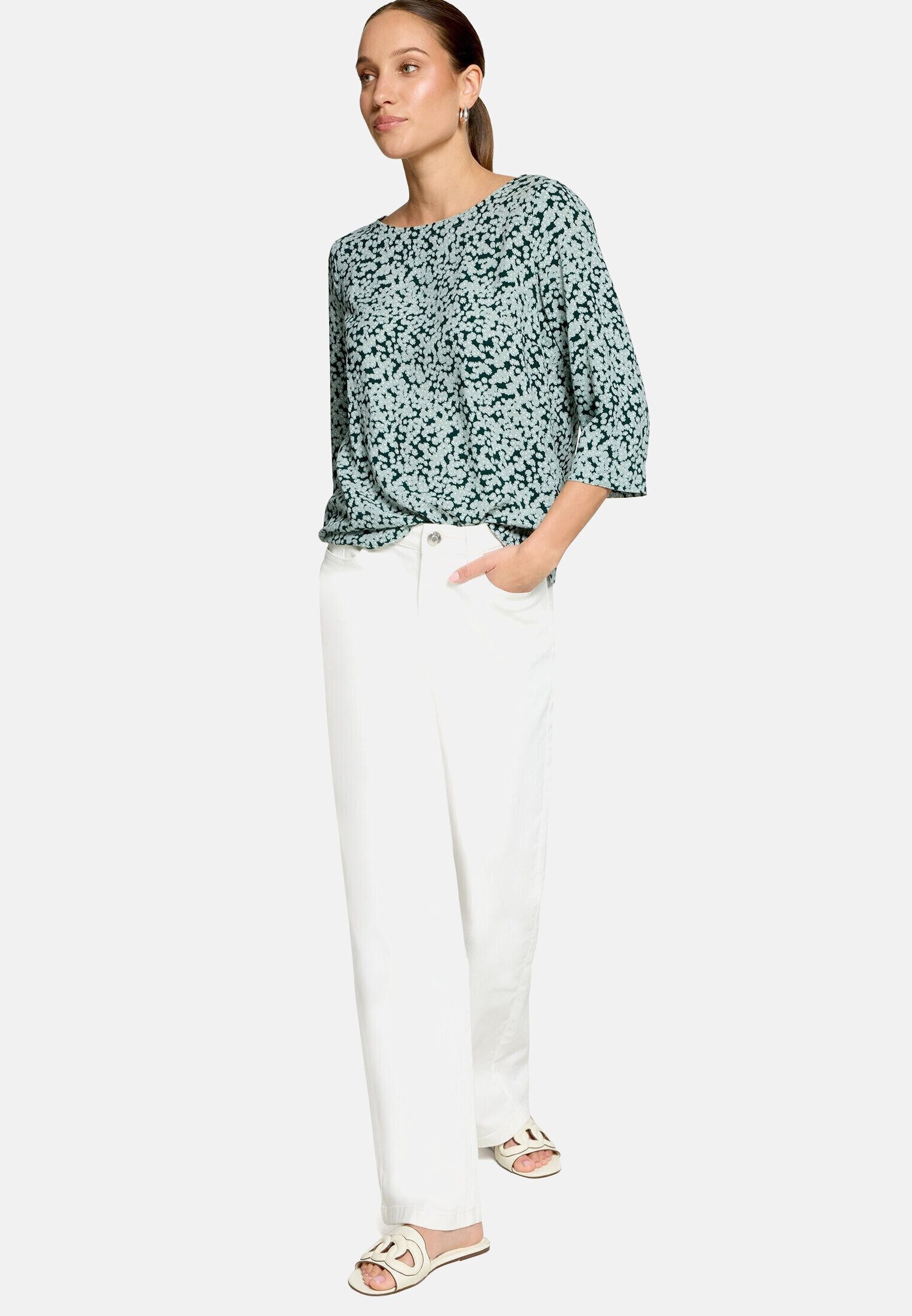 Zero Blusentop Damen mit Print.