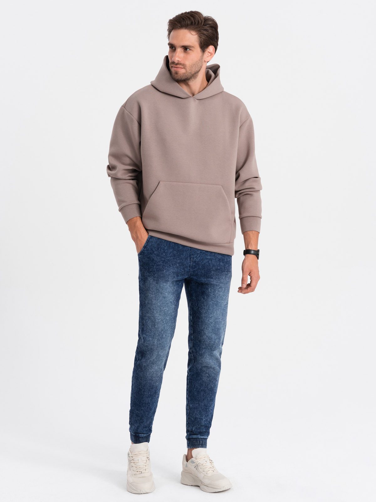 OMBRE Jeggings Marmorierte Denim-Hose Jeggings für Herren günstig online kaufen