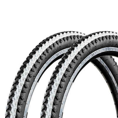 DSI Tyres Fahrradreifen, Fahrradreifen MTB mit/ohne Schlauch AV FV Fahrrad Reifen 14 - 29 Zoll