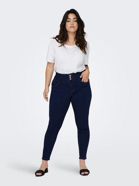 ONLY CARMAKOMA Skinny-fit-Jeans Skinny Fit Jeans High Waist Übergrößen Denim CARANNA 6102 in Dunkelblau
