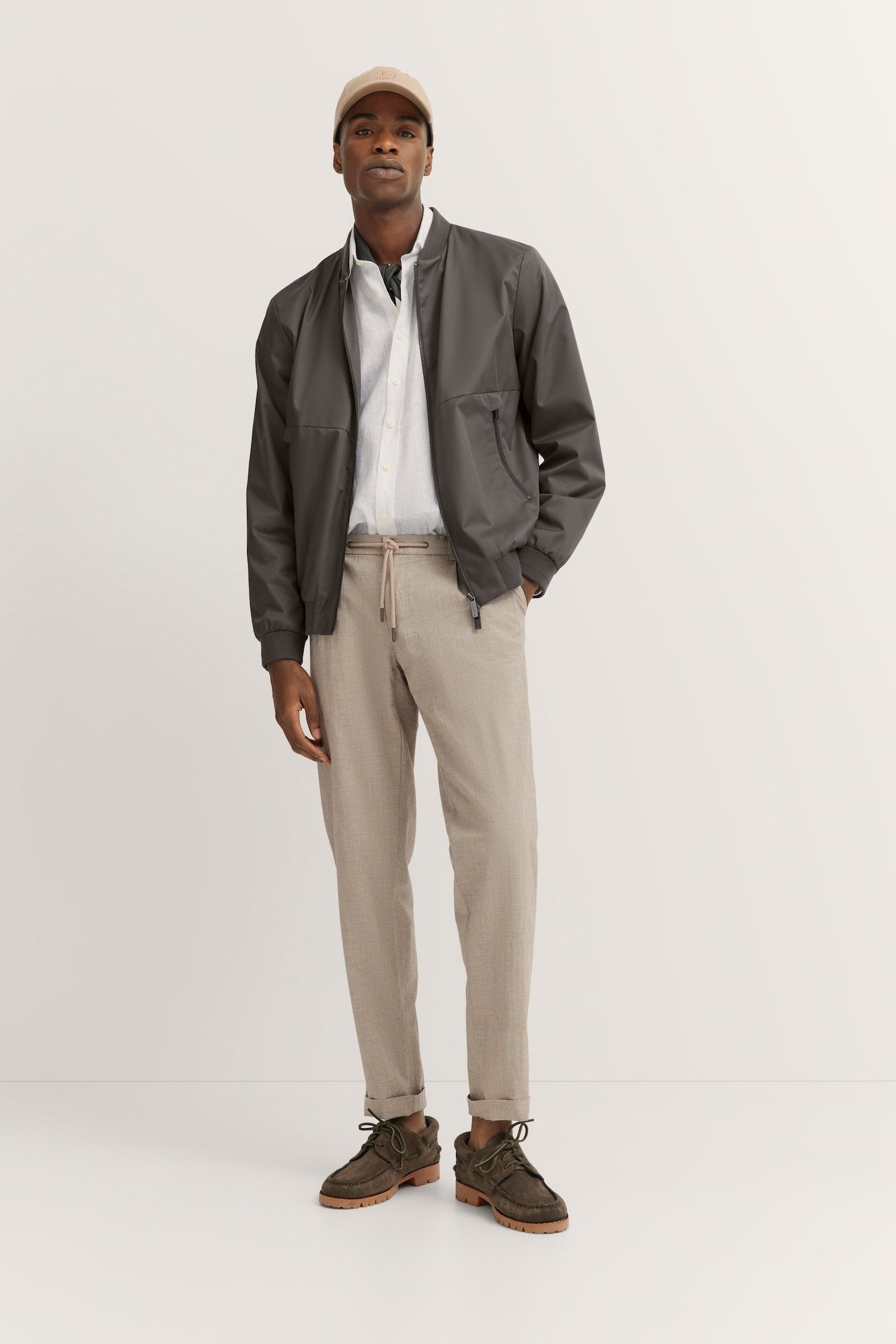 bugatti Blouson mit Collegekragen