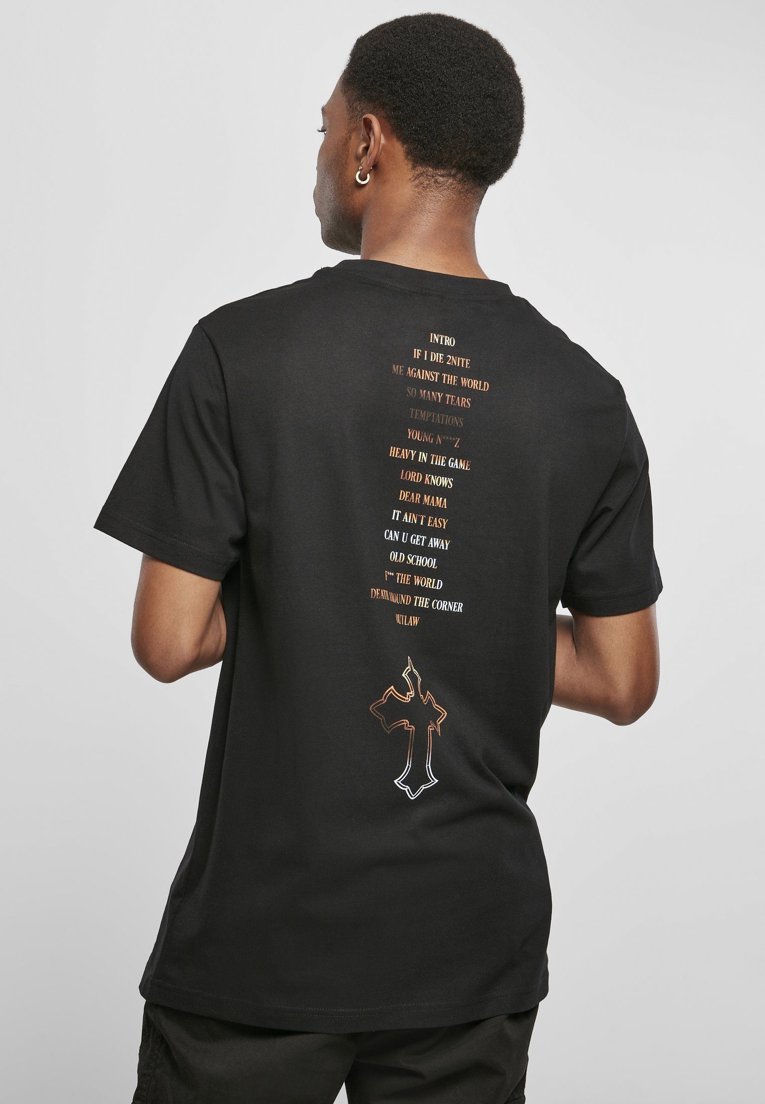 2Pac Herren Tracklist MisterTee Kurzarmshirt MATW Tee (1-tlg)