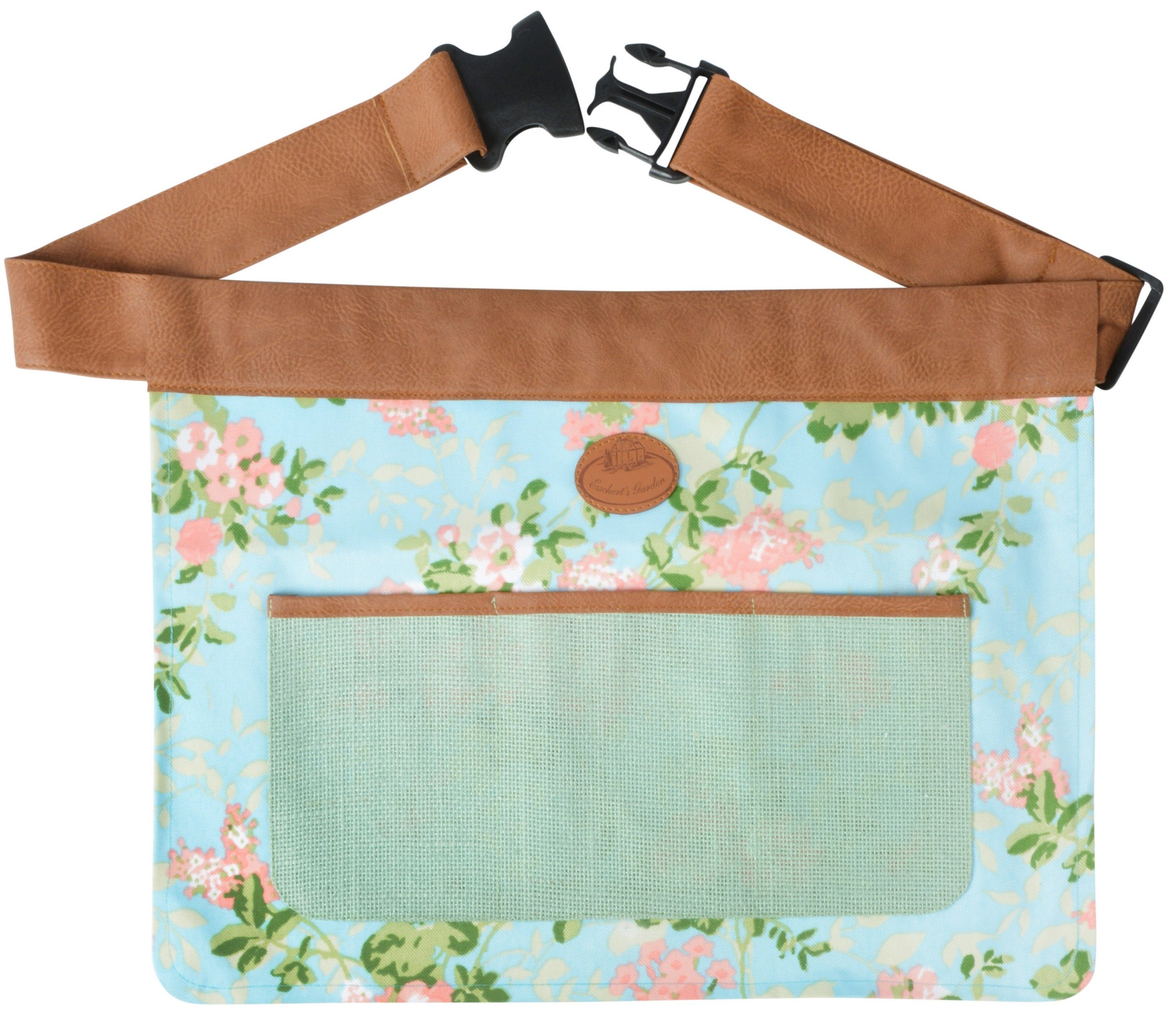esschert design Grillschürze Garten Geräte Gürtel Werkzeug Damen Girl Rosen Schürze kurz bunt
