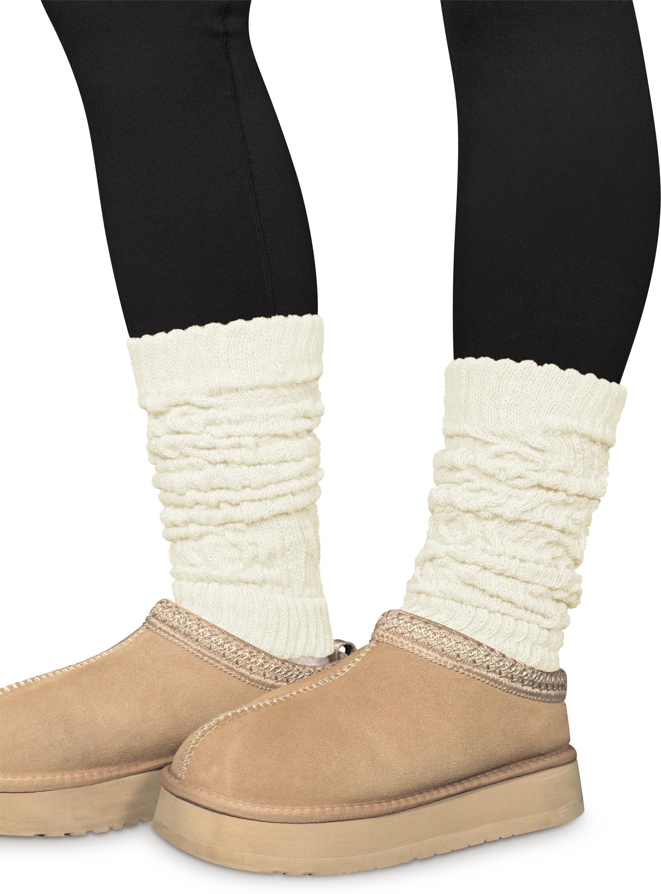 normani Beinstulpen 2 Paar Strickstulpen mit wärmender Wolle modische Stric günstig online kaufen