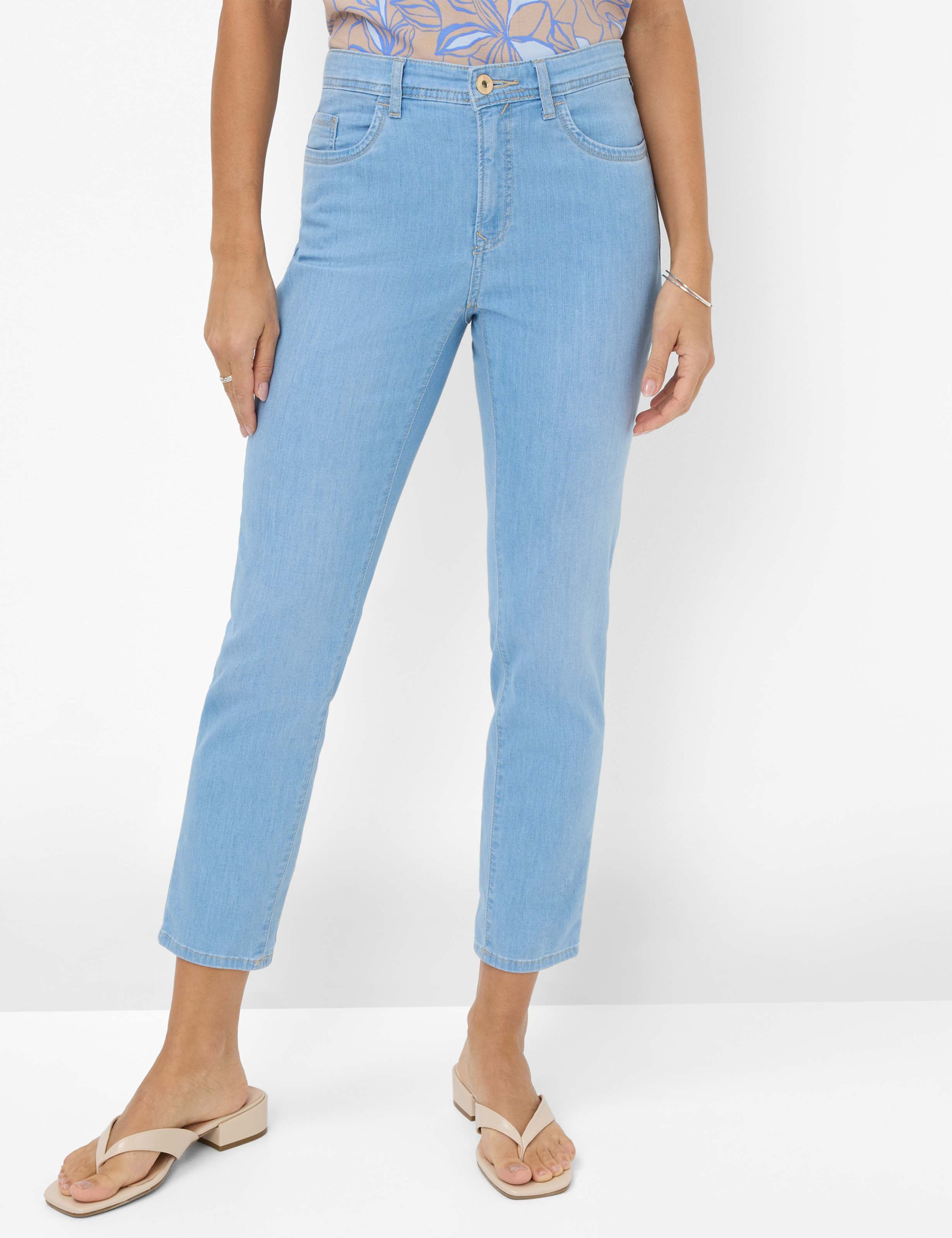 Brax Stretch-Jeans BRAX MARY S used bleached blue 9939720 71-7308-19 - ULTRALIGHT COOLMAX