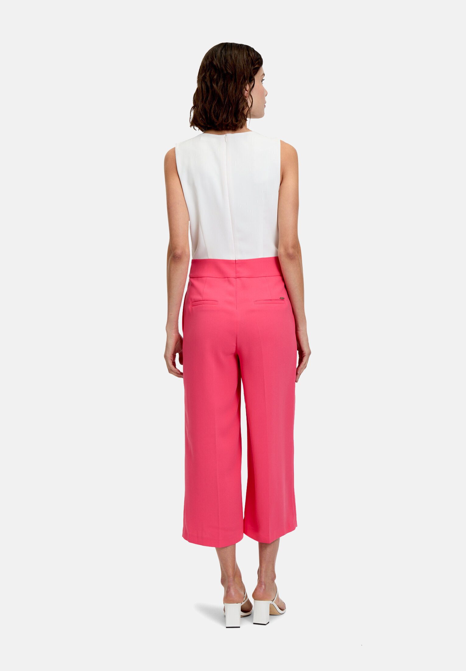 Betty&Co Overall Damen ohne Arm (1-tlg) Falten
