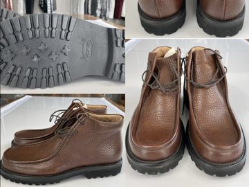 Emporio Armani Emporio Armani Mens Iconic Cult Leather Desert Chukka Boots Shoes Schu Sneaker