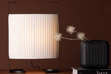 BOURGH Nachttischlampe RENNES Tischlampe - Lampe aus Leinenschirm und in modernem Design