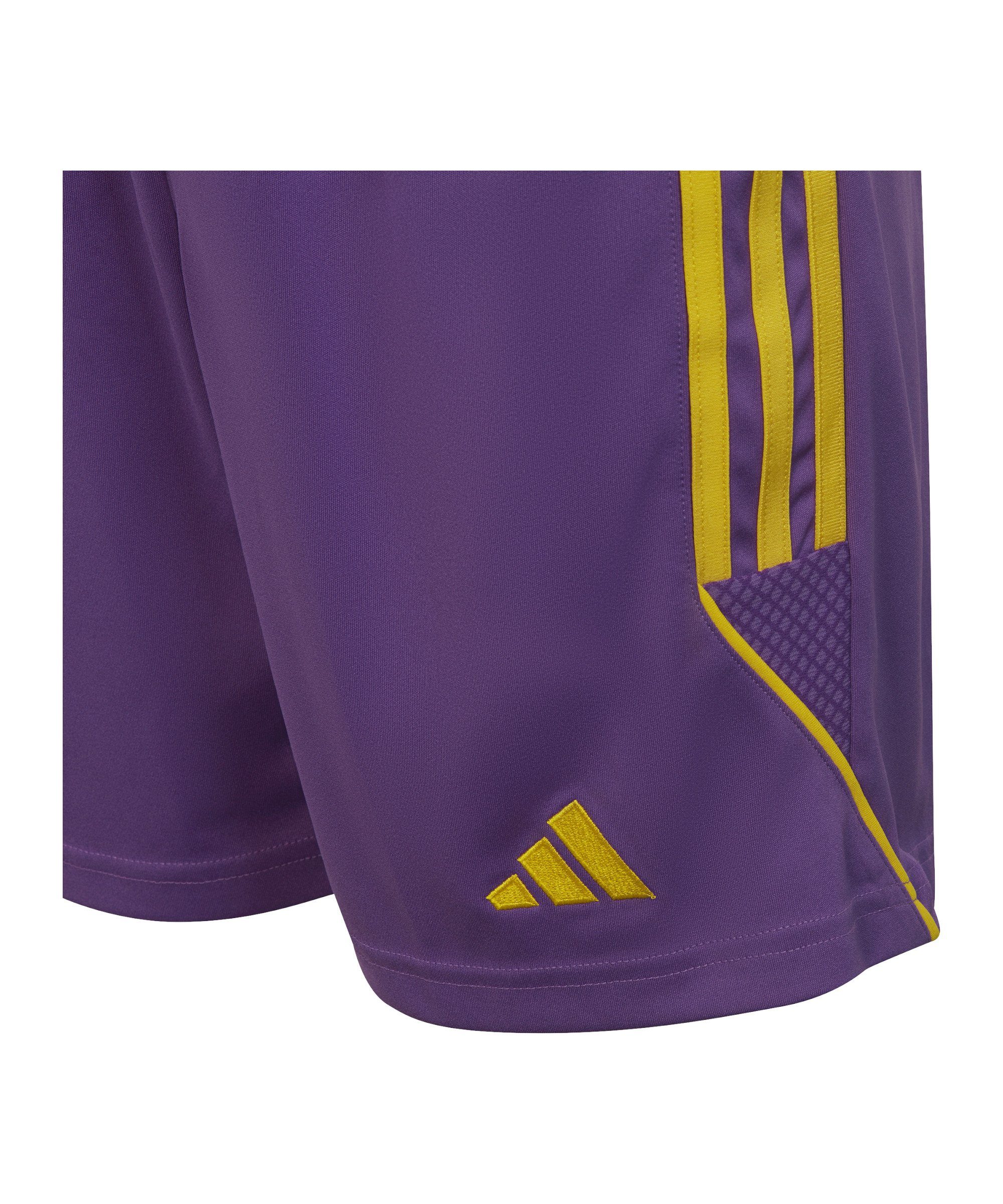 Kids adidas Tiro lilagelblila Sporthose Performance 23 Short