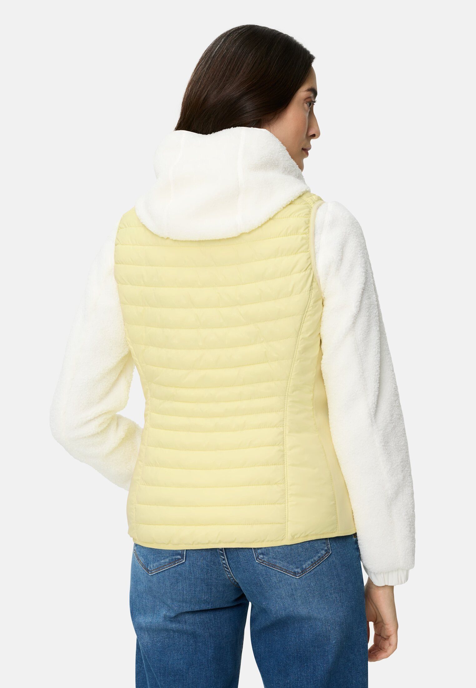 camel active Steppweste mit Taschen ärmellos mit Stehkragen